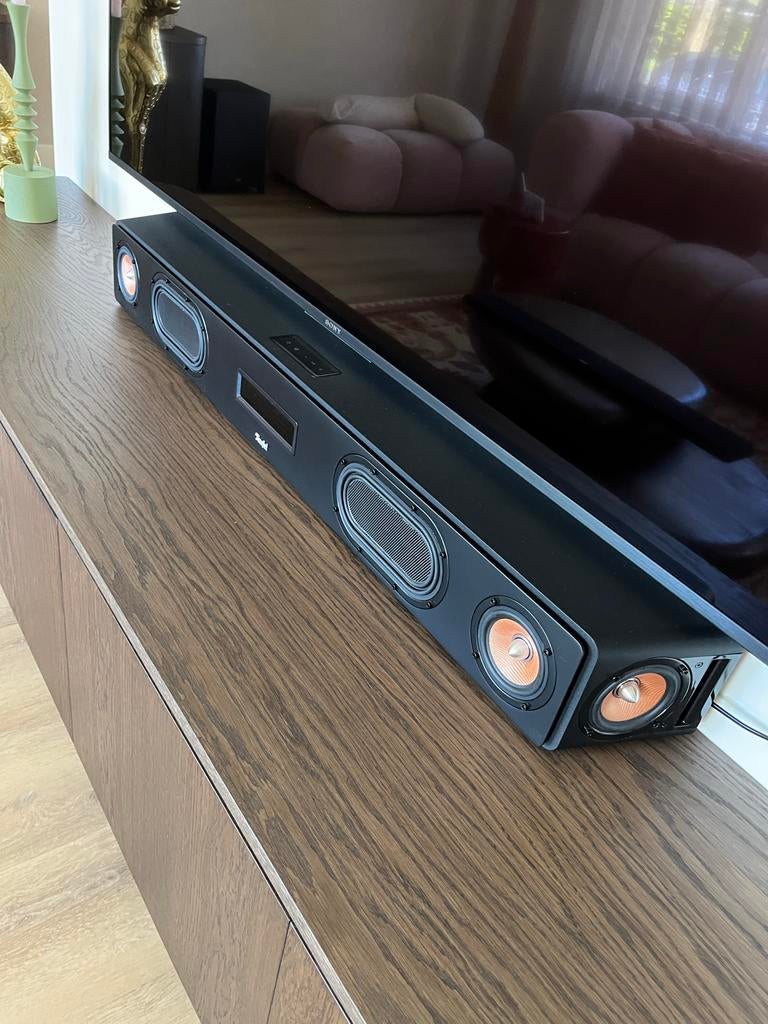 Teufel Ultima Cinebar met subwoofer, Audio, Tv en Foto, Ophalen of Verzenden, Met externe subwoofer, Zo goed als nieuw