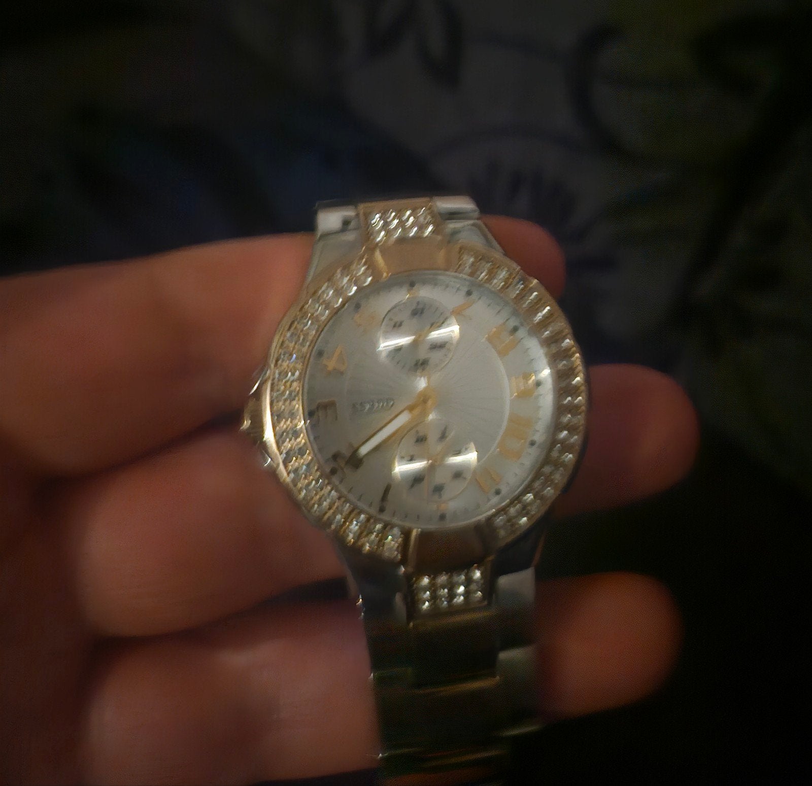 0687566232, Sieraden, Tassen en Uiterlijk, Horloges | Dames, Ophalen, Staal, Zakhorloge, Guess