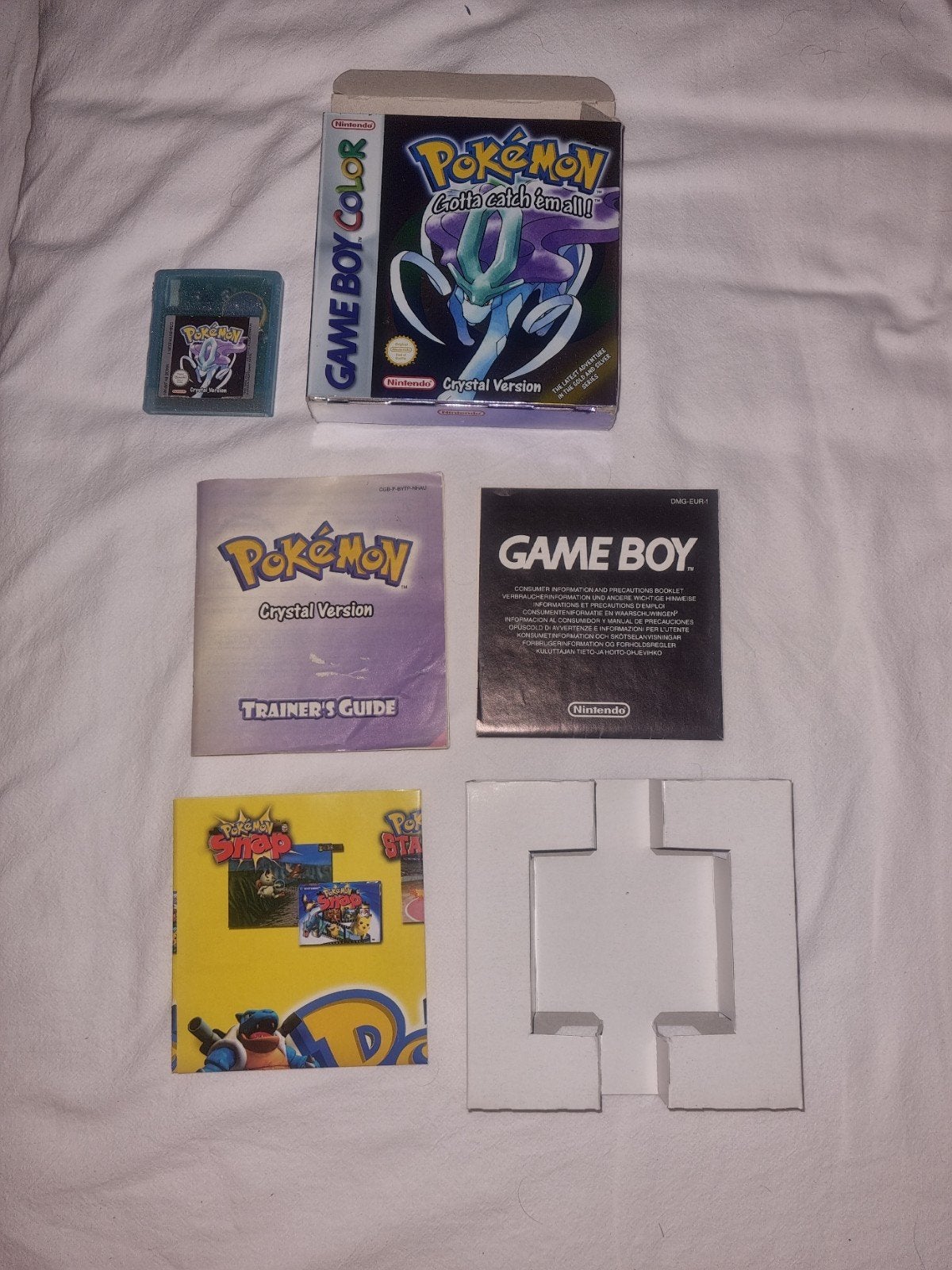 Zeer nette Pokemon Crystal Version GBC Complete in Box, 1 speler, Ophalen of Verzenden, Zo goed als nieuw, Role Playing Game (Rpg)