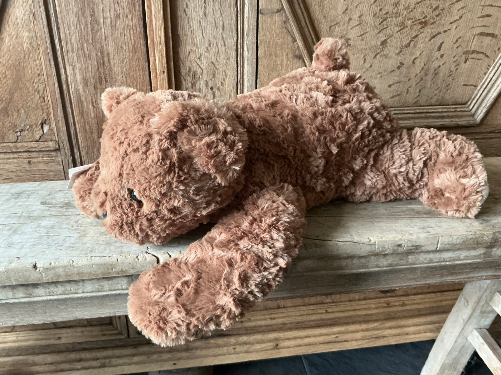 NIEUW Hermann Teddy bruine bungel knuffel beer pluche, Ophalen of Verzenden, Nieuw, Beer