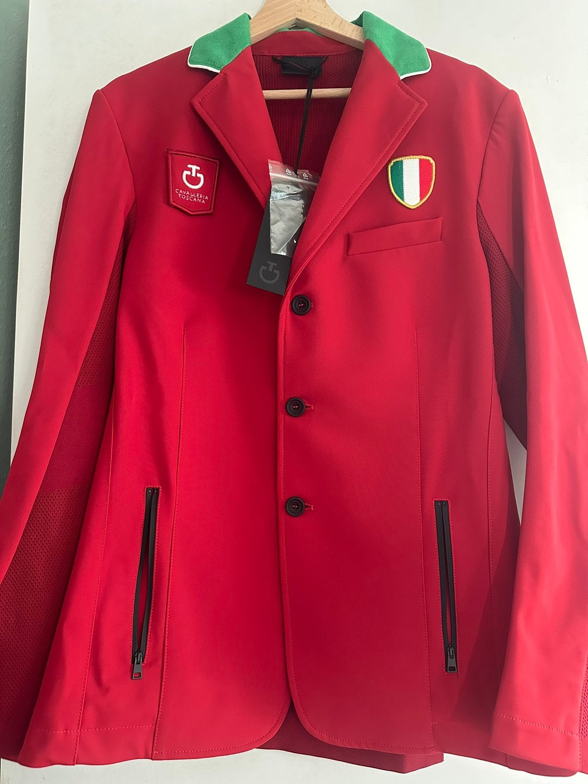 3x Gloednieuwe Cavalleria Toscana jasjes, Dieren en Toebehoren, Paardrijkleding, Rood, Heren, Nieuw, Ophalen of Verzenden