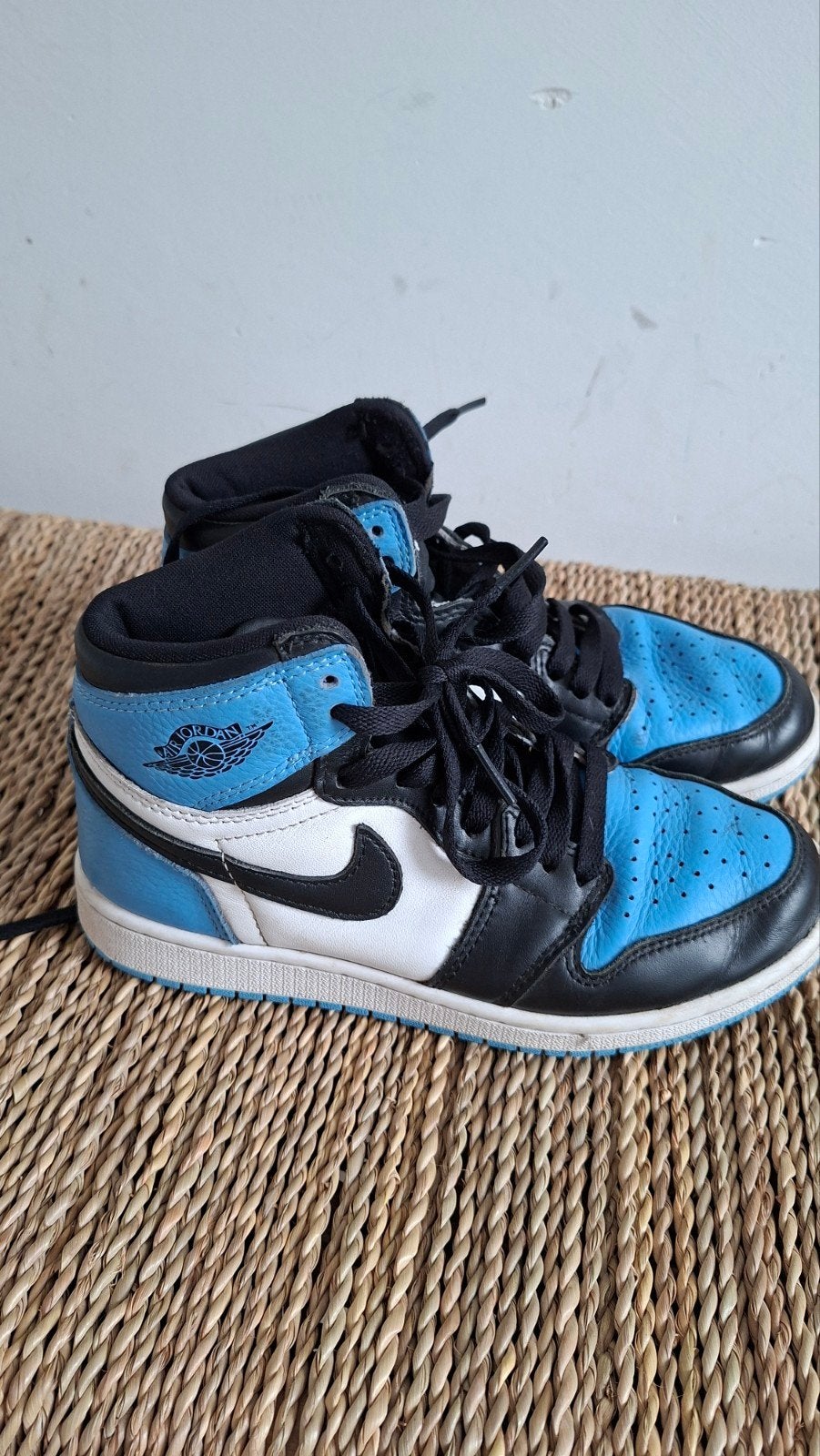 Nike Air Jordan 1 Mid UNC - Maat 36.5, Nike Air Jordan, Blauw, Ophalen of Verzenden, Sneakers of Gympen