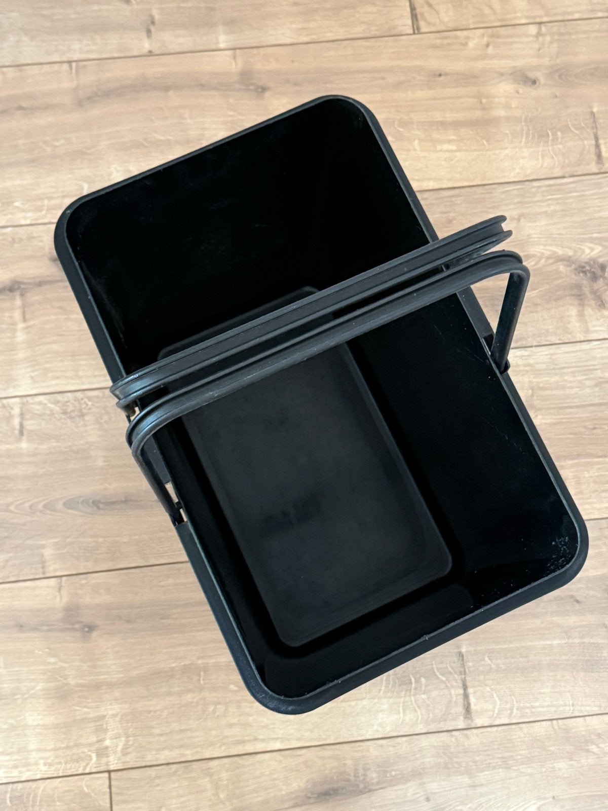IKEA Opberger - Handige Zwarte Opbergbak met Handvat, Ophalen, Gebruikt, Zwart, Kunststof