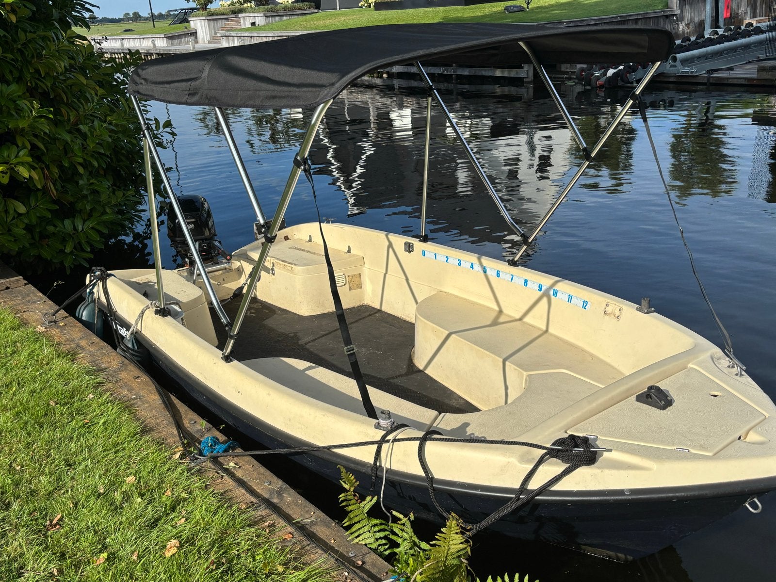 Topcraft 400 basic met Mercury buitenboordmotor, Overige merken, Gebruikt, Buitenboordmotor, Biminitop