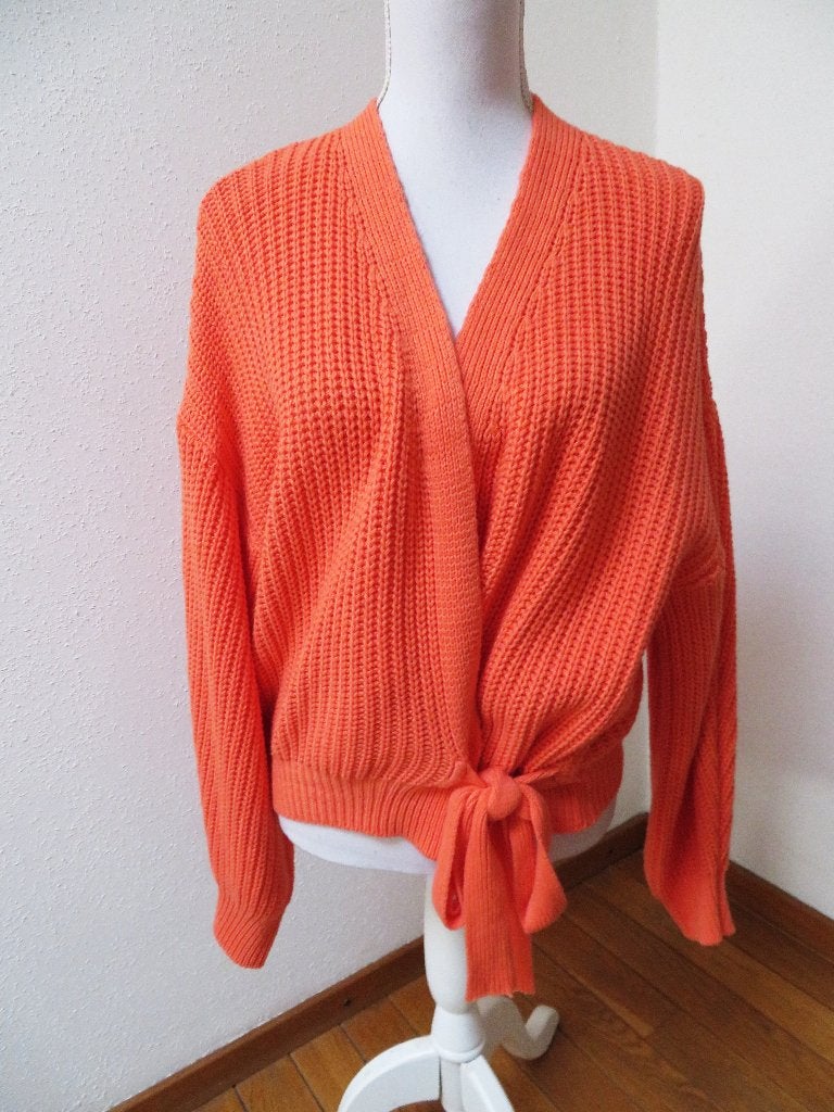 R21 AMBIKA apart nieuw vest oranje L 42/44, Kleding | Dames, Truien en Vesten, Maat 42/44 (L), Nieuw, Oranje, Ophalen of Verzenden