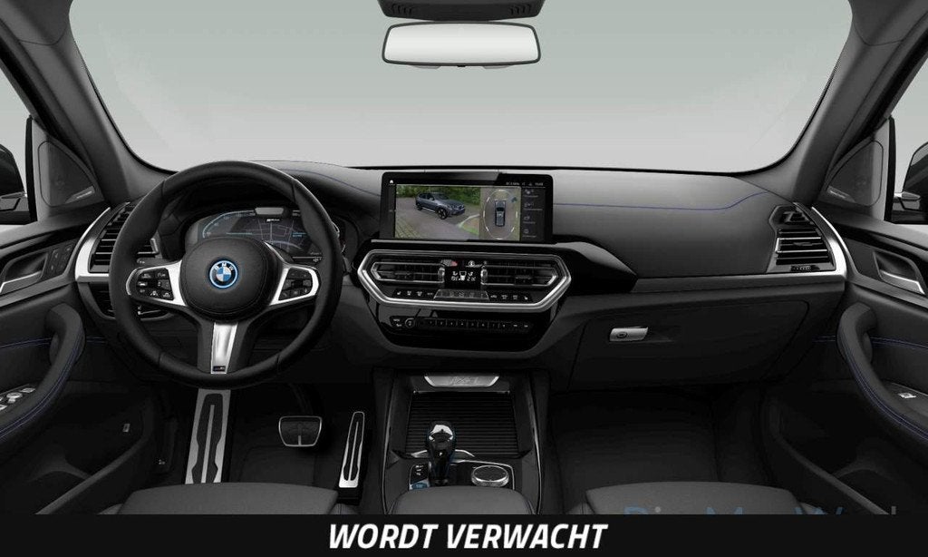 BMW iX3 High Executive 80 kWh M Sport | SOH 100% | Panoramad, Auto's, BMW, Automaat, Achterwielaandrijving, Gebruikt, Zwart