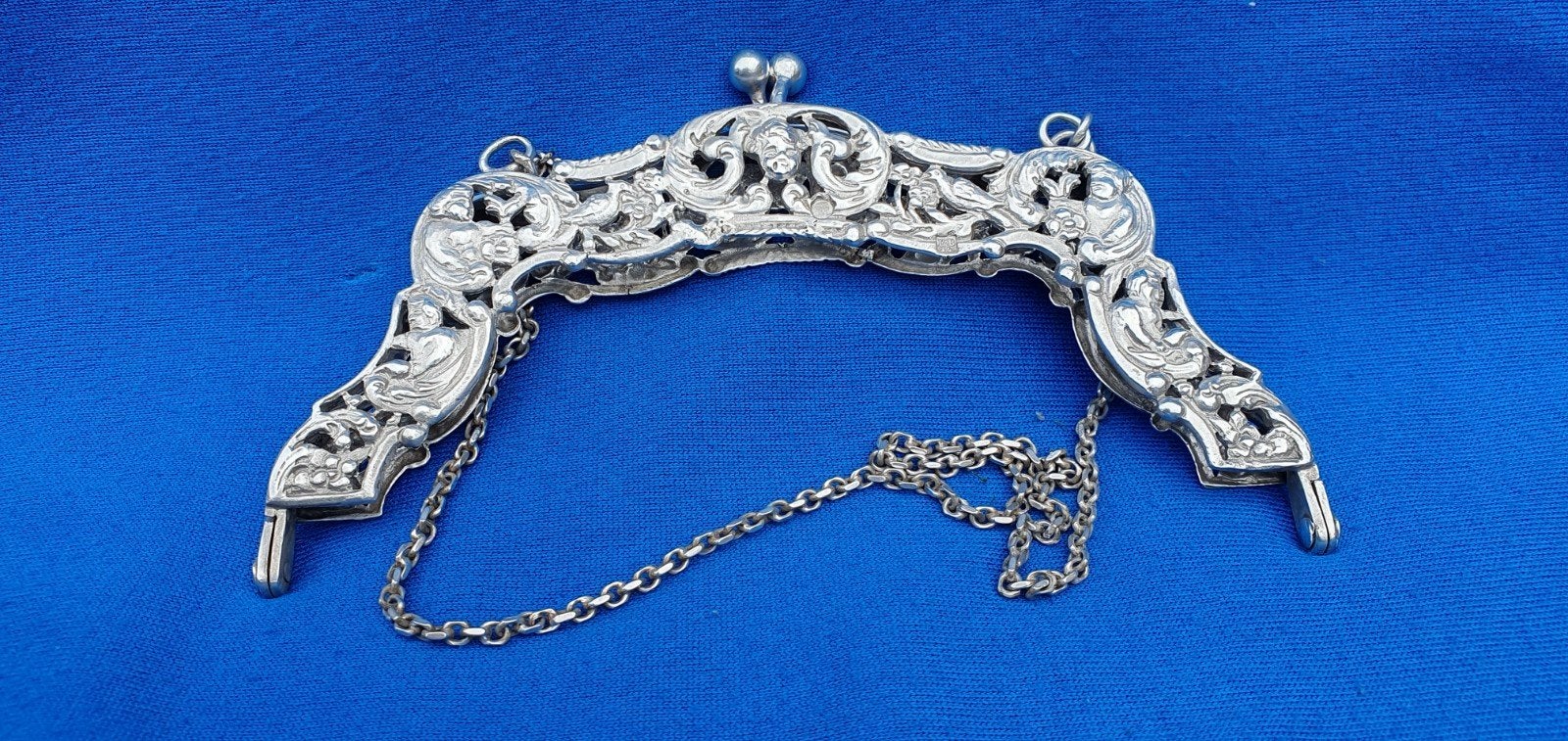 Zilveren 19e eeuwse TASBEUGEL, Ophalen of Verzenden