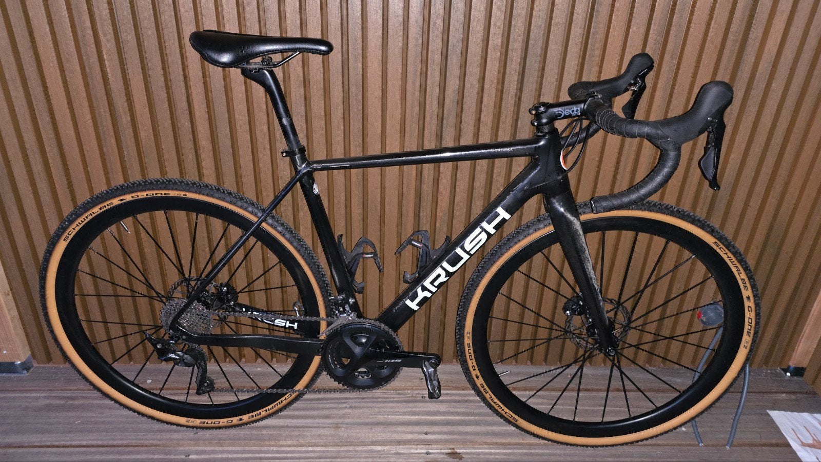 Krush carbon gravelbike cyclocross maat 52 105 11sp, 28 inch, Gebruikt, Carbon, 49 tot 53 cm