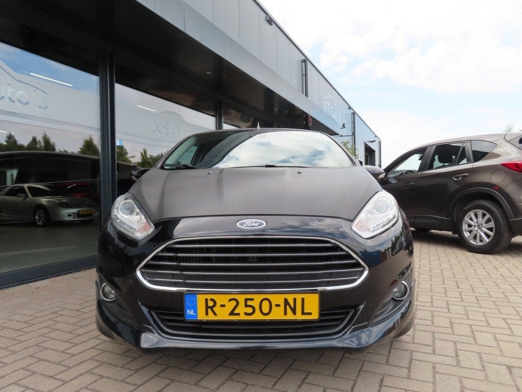 Ford FIESTA 1.0 Ecoboost. 125 Pk Titanium Ecc Leder Camera 2, 125 pk, Zwart, Leder, Bedrijf