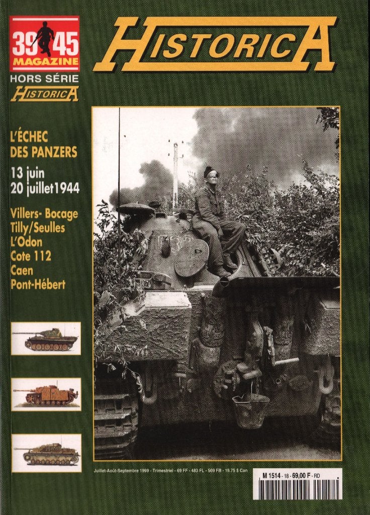 39 45 Magazine Historica HS No 60 L'echec de panzers, Verzenden, Voor 1940, Zo goed als nieuw, Landmacht