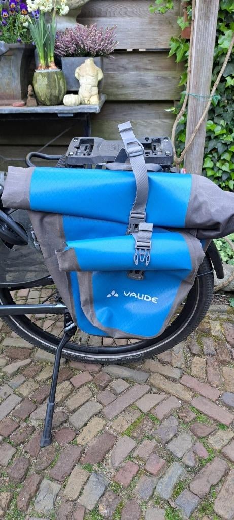 verloren blue blauwe Vaude fietstas 25,5 ltr, Ophalen, Gebruikt, Vaude