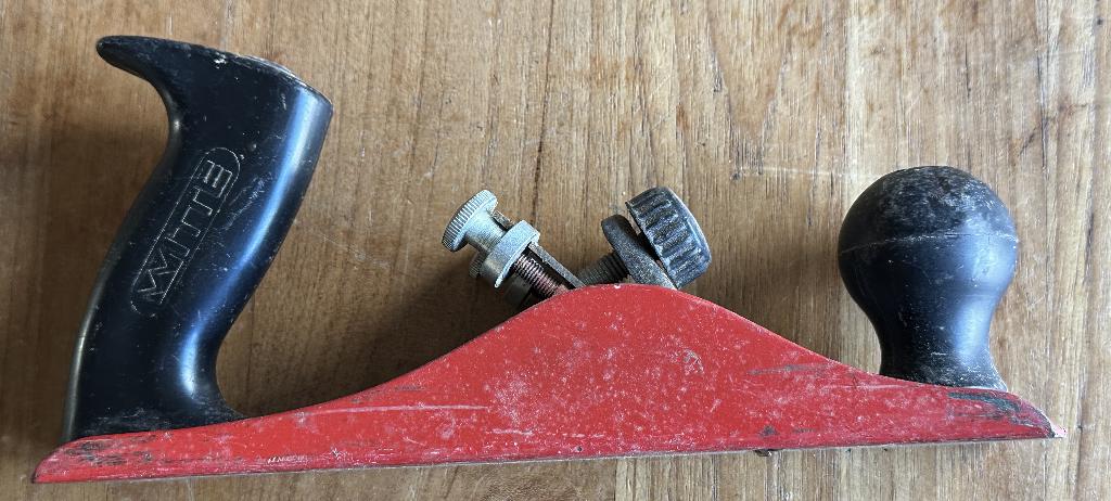 Witte plano schaaf made in germany metalen schaaf, Ophalen, Zo goed als nieuw