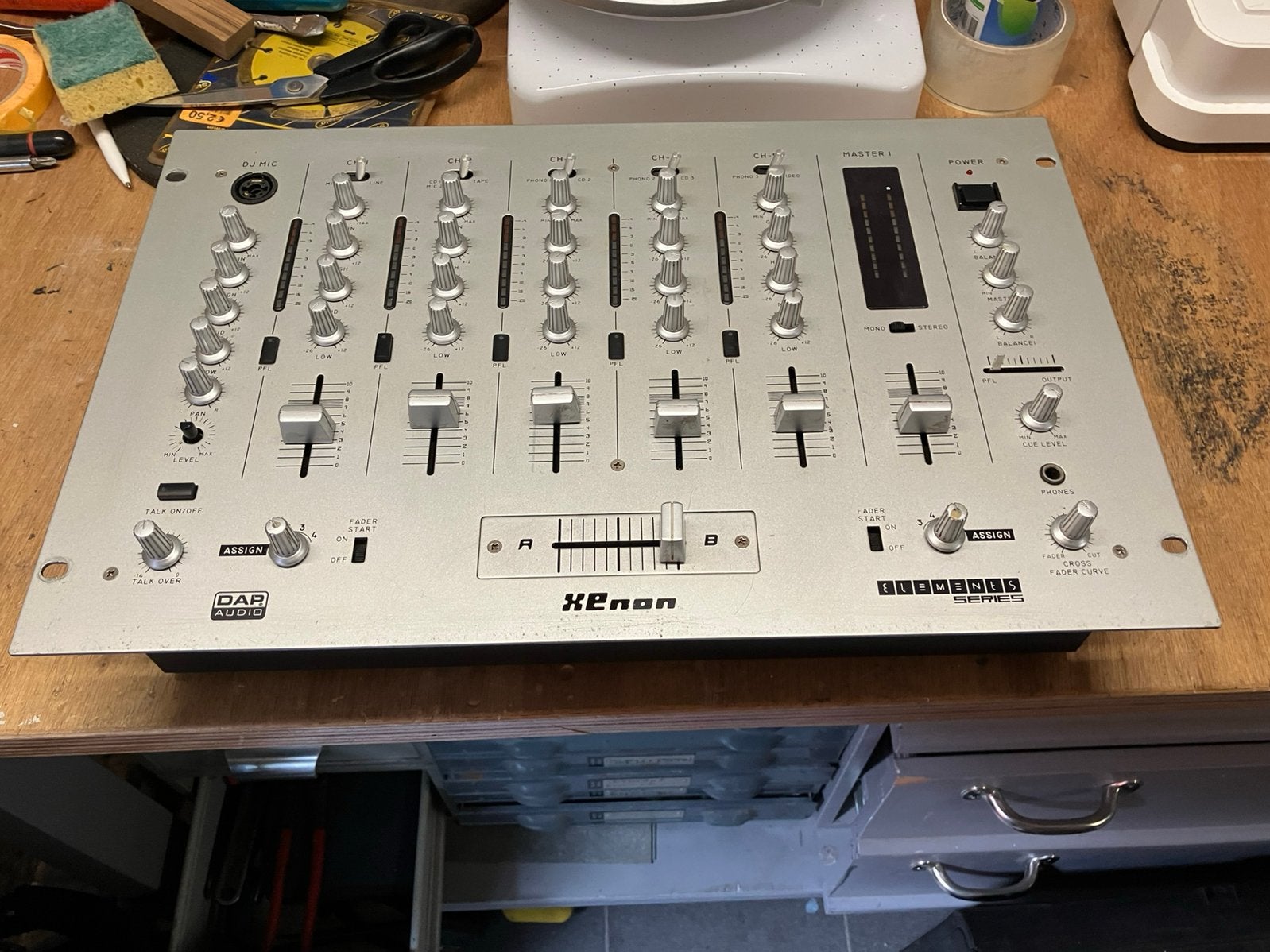 Dap audio xenon mengpaneel, Ophalen, Gebruikt, Overige merken