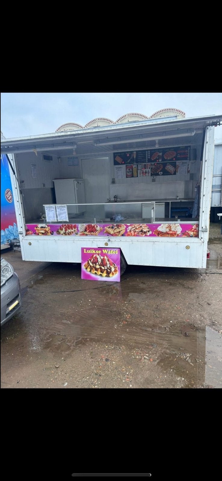 Verkoopwagen foodtruck snackwagen frietwagen wafelkraam, Zakelijke goederen, Partijgoederen en Retail | Verkoopwagens, Ophalen