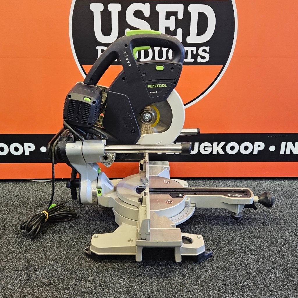 Festool KS 60 E KAPEX Afkortzaag in Nette Staat, Doe-het-zelf en Verbouw, Gereedschap | Zaagmachines, Festool, Zo goed als nieuw