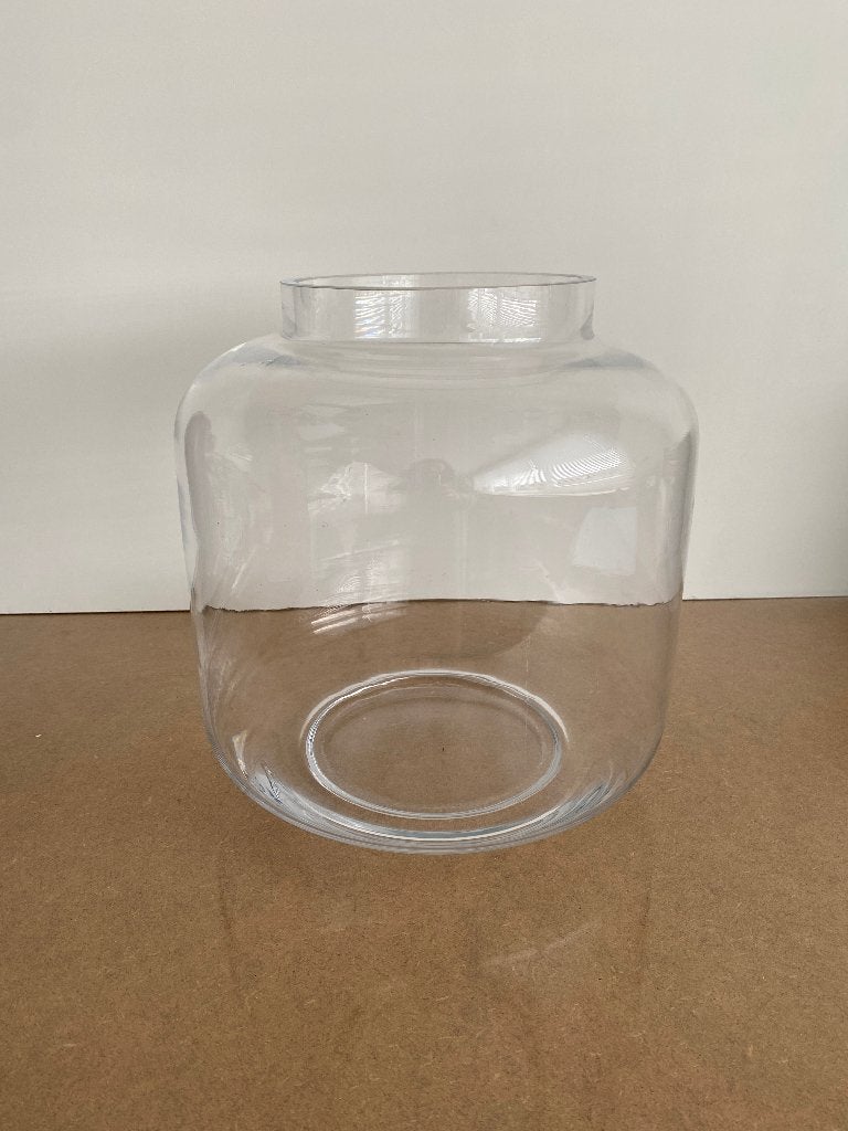 Grote bolle vaas, Ophalen, Overige kleuren, Minder dan 50 cm, Glas
