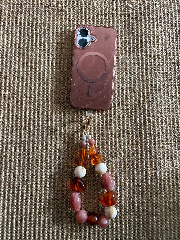 Iphone 16 hoesje met magsafe en koord, Kunststof, Verzenden, IPhone 16, Frontje of Cover