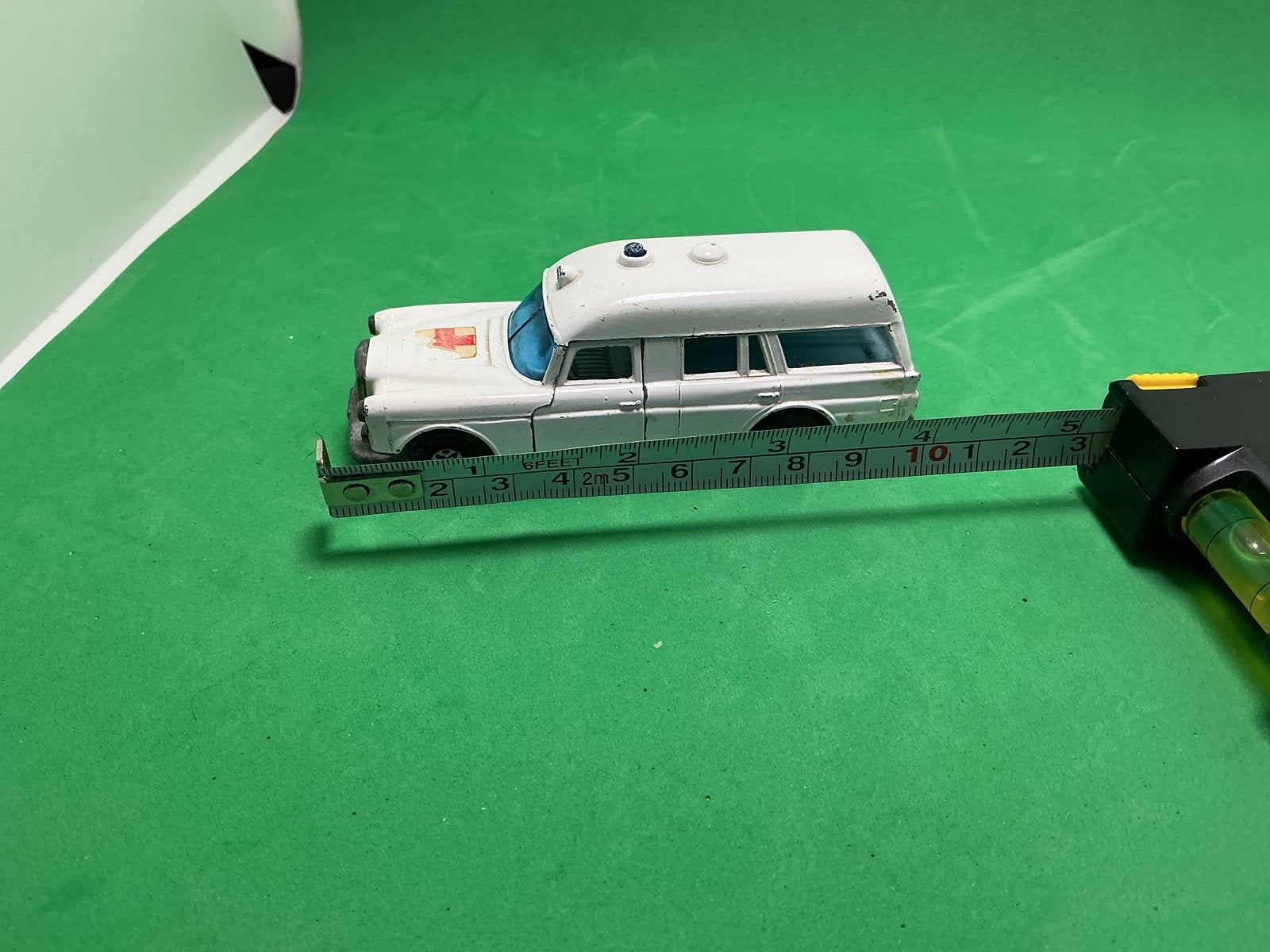 Vintage Matchbox Superfast K-20 Mercedes Benz Ambulance, Overige merken, Gebruikt, 1:50 of kleiner, Auto