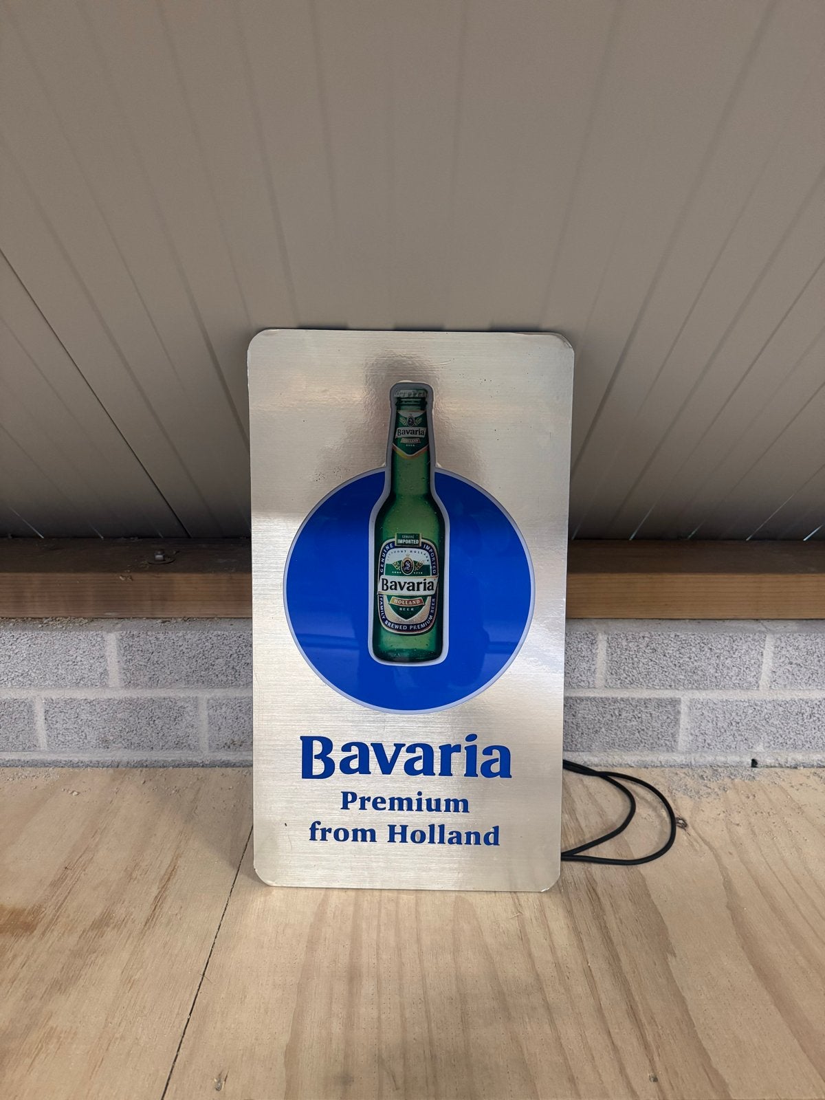 Bavaria Premium from Holland Lichtbak Reclamebord, Ophalen of Verzenden, Gebruikt, Lichtbak of (neon) lamp