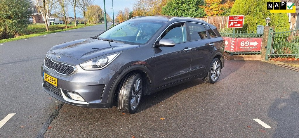 Kia Niro 1.6 GDi Hybrid Design Edition Camera, Cruise, Navi, Auto's, Kia, Bedrijf, Te koop, Niro, ABS, Achteruitrijcamera, Airbags