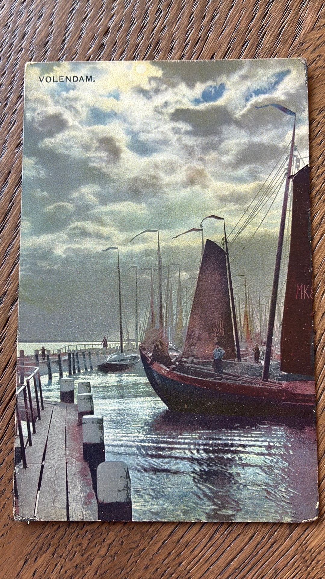 Zeilschepen. Volendam., Ophalen of Verzenden, Ongelopen