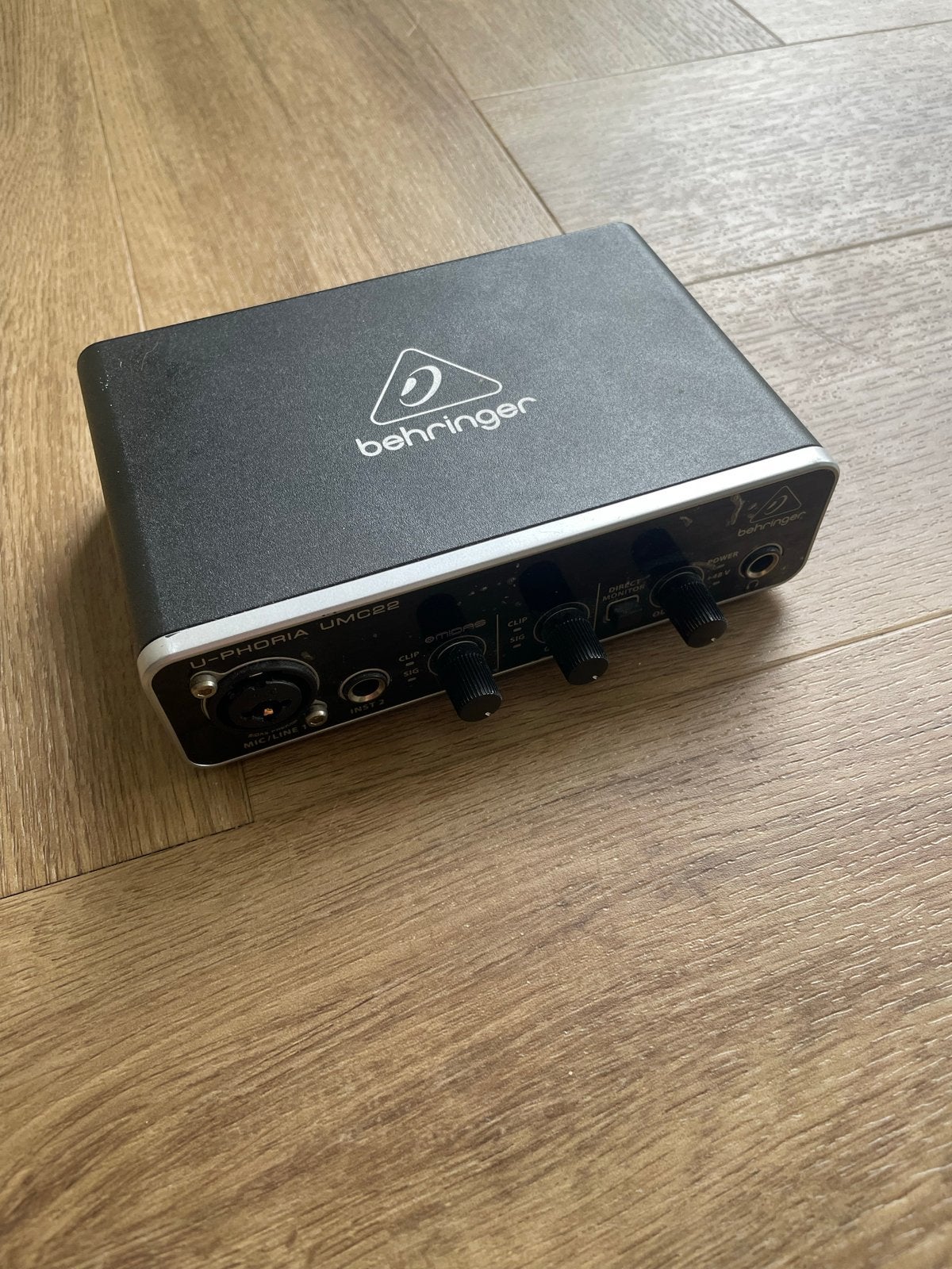 Behringer U-Phoria UMC22 Audio Interface, Ophalen, Gebruikt