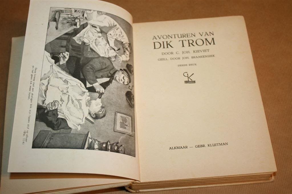Avonturen van Dik Trom. Kieviet. Kluitman 3e dr 1939., Ophalen of Verzenden, Gelezen