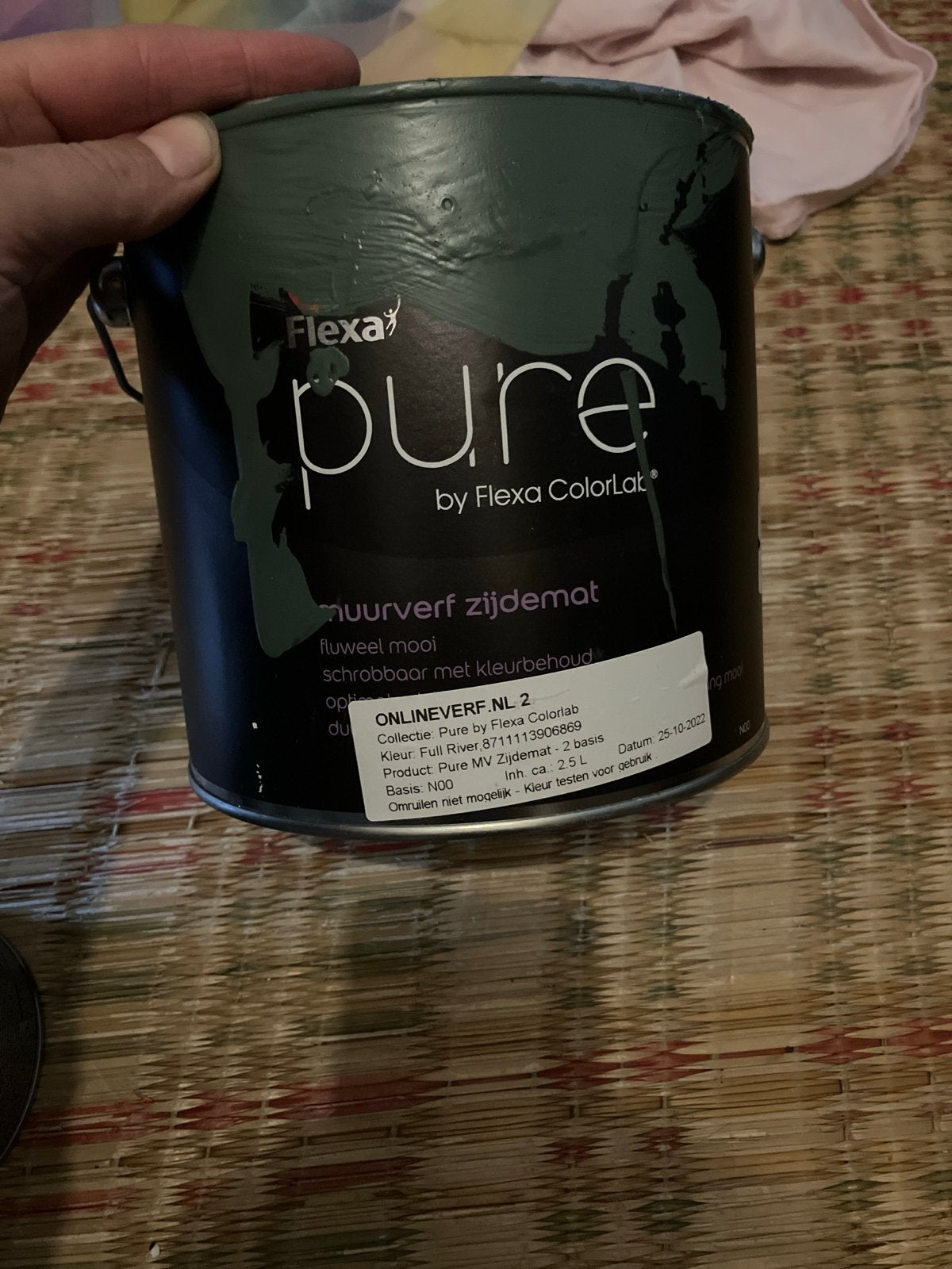 Flexa Pure Muurverf en Lak - Lush River (3/4 vol), Ophalen of Verzenden, Gebruikt