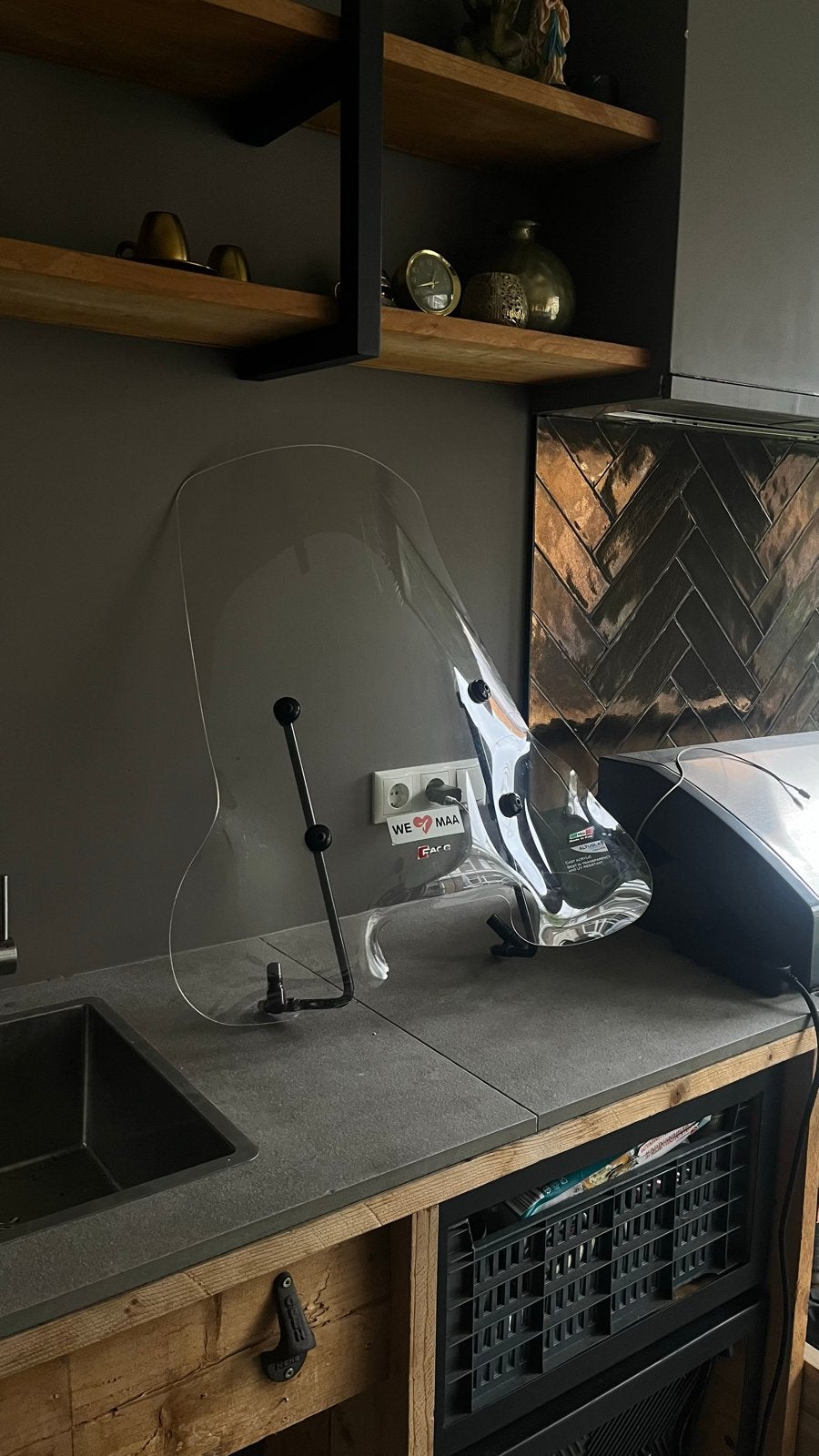 Vespa windscherm - Gebruikt, nooit gemonteerd, Ophalen of Verzenden, Nieuw, Overige typen, Vespa