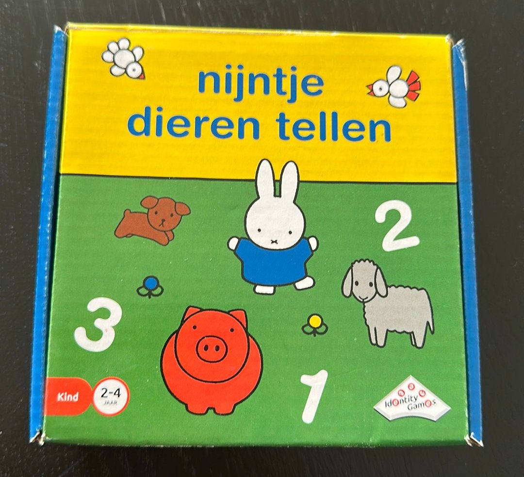 Nijntje spel dieren tellen, Ophalen of Verzenden, Zo goed als nieuw, Rekenen