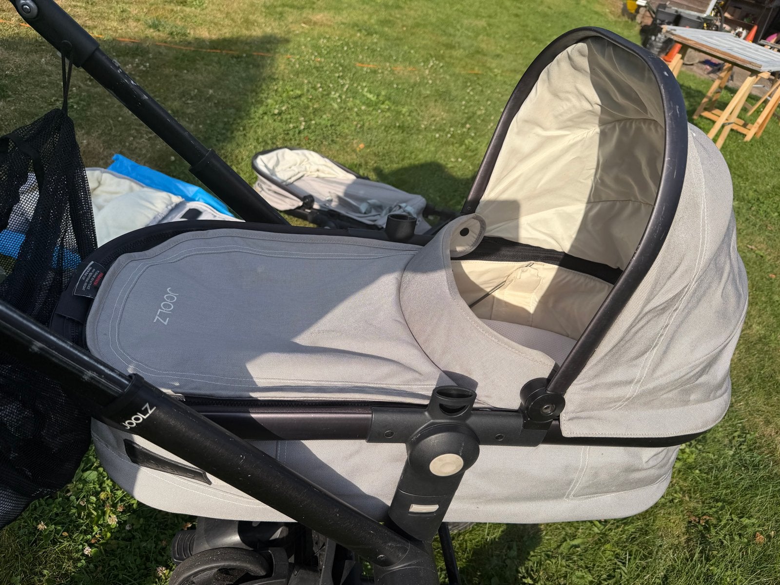 Joolz Day kinderwagen met reiswieg en buggyzitje, Gebruikt, Luchtbanden, Combiwagen, Ophalen