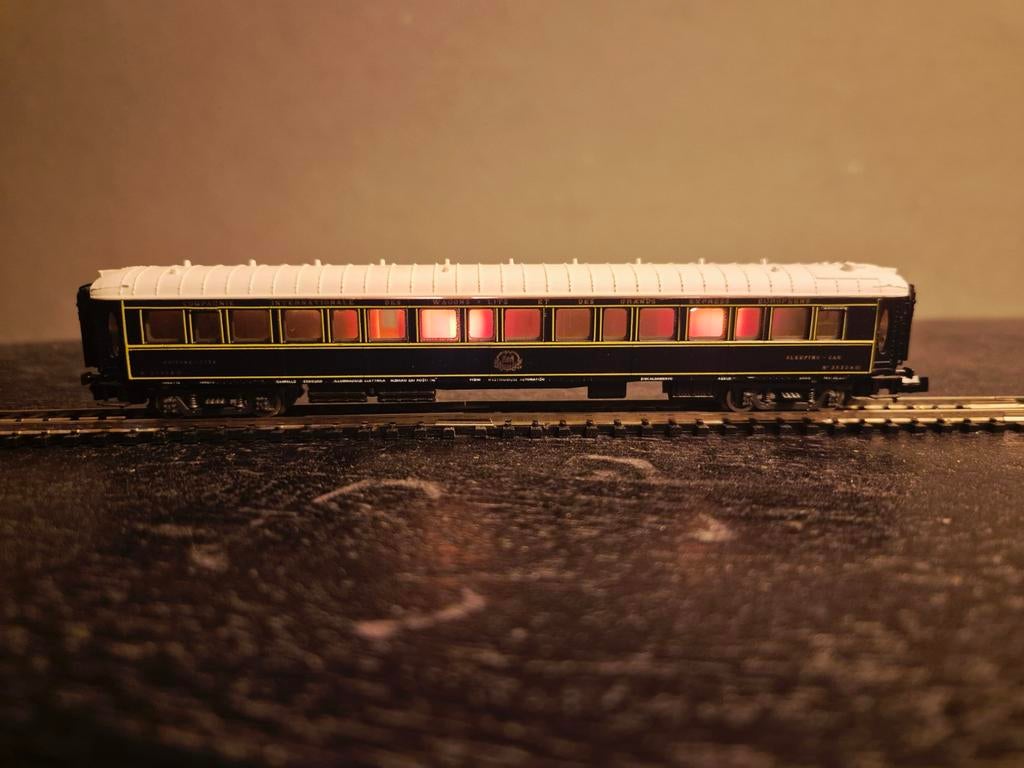 Rivarossi 9554 CIWL Slaaprijtuig N-spoor, Overige merken, Gebruikt, Gelijkstroom, Wagon