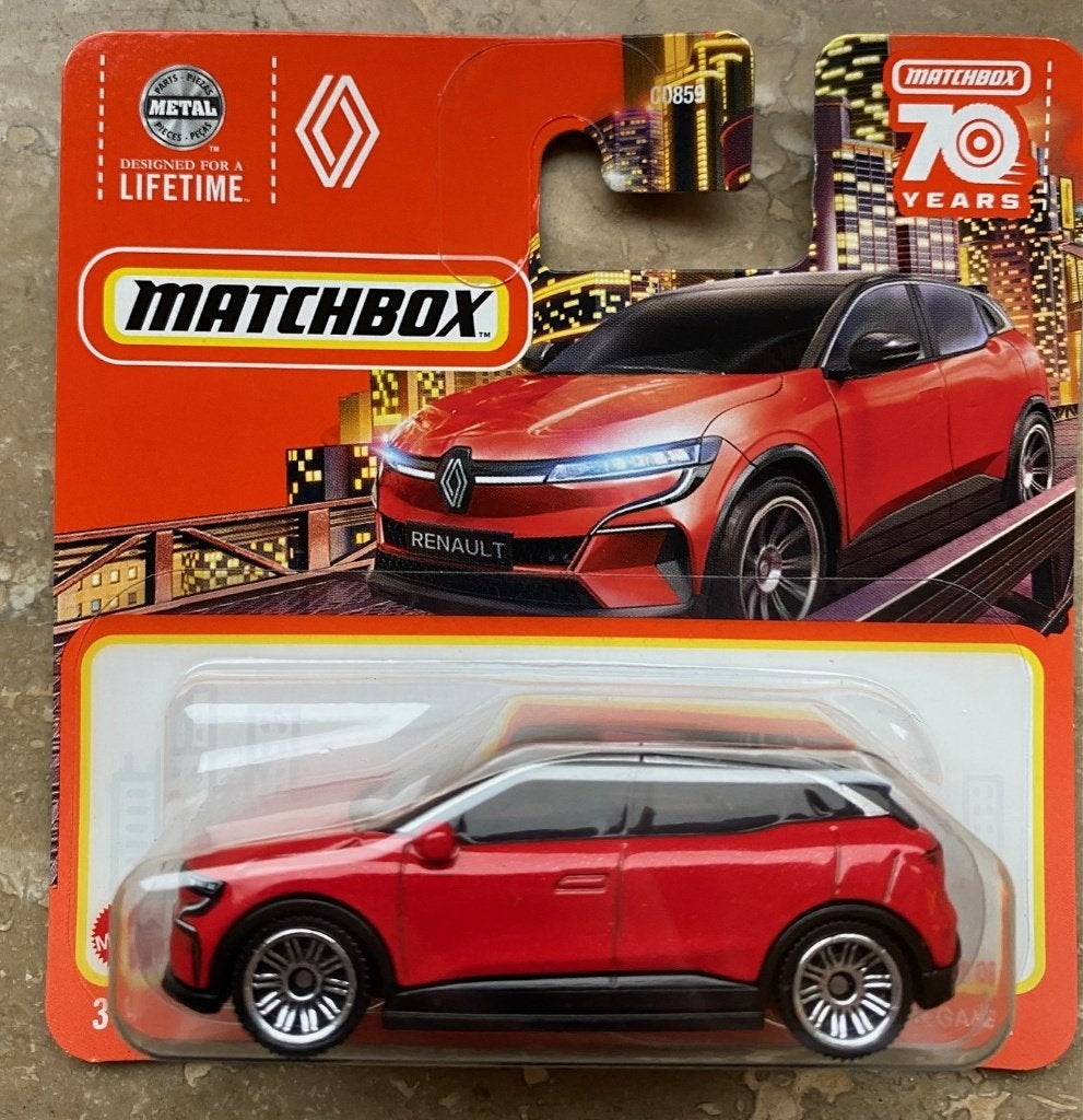 Matchbox Renault Megane Rood, Ophalen of Verzenden, Nieuw, Auto