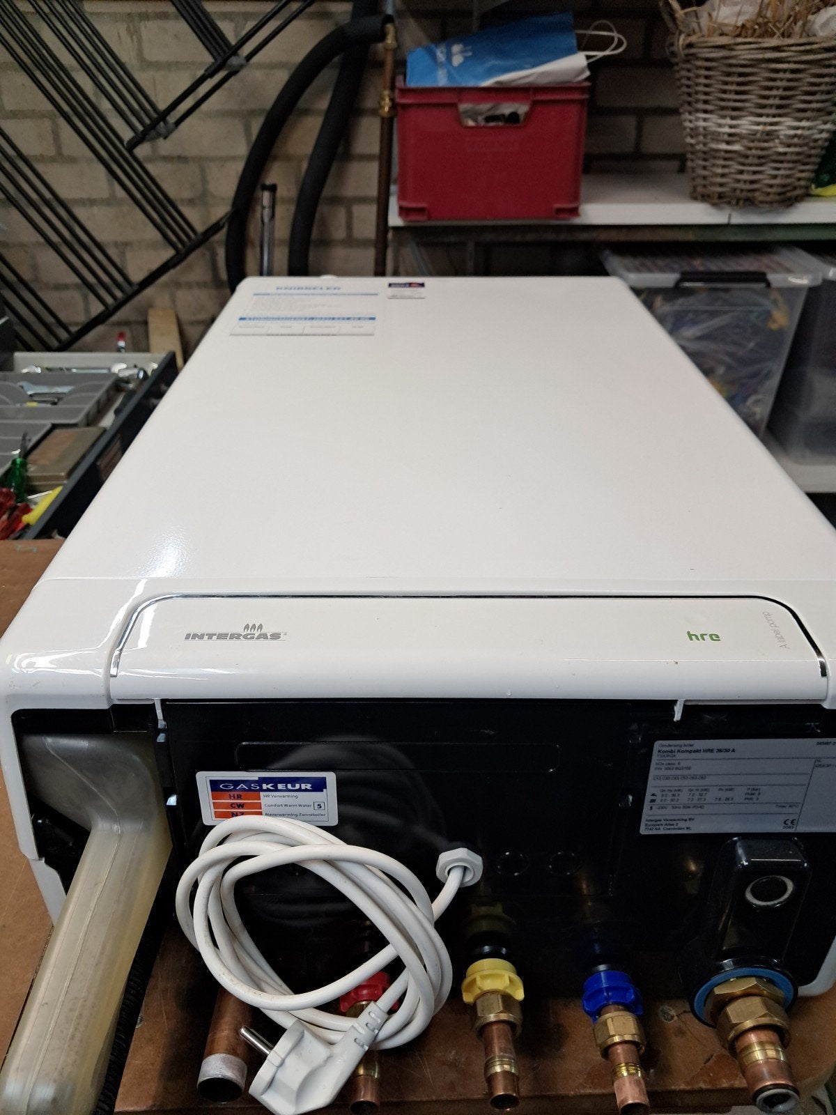 Intergas Kompakt HRE 36/30 A gasketel uit 2021, Ophalen, Zo goed als nieuw, Cv-ketel of Combi-ketel