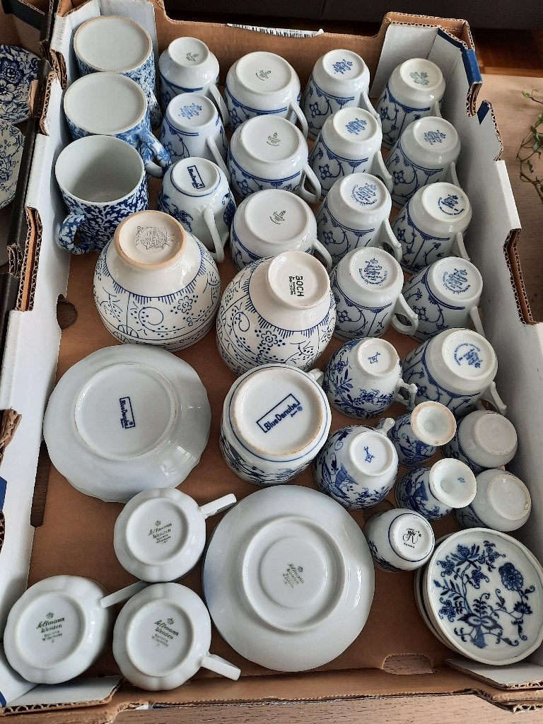 servies blue danube wedgewood Jager keramis en meer, Huis en Inrichting, Keuken | Servies, Zo goed als nieuw, Overige typen, Overige stijlen