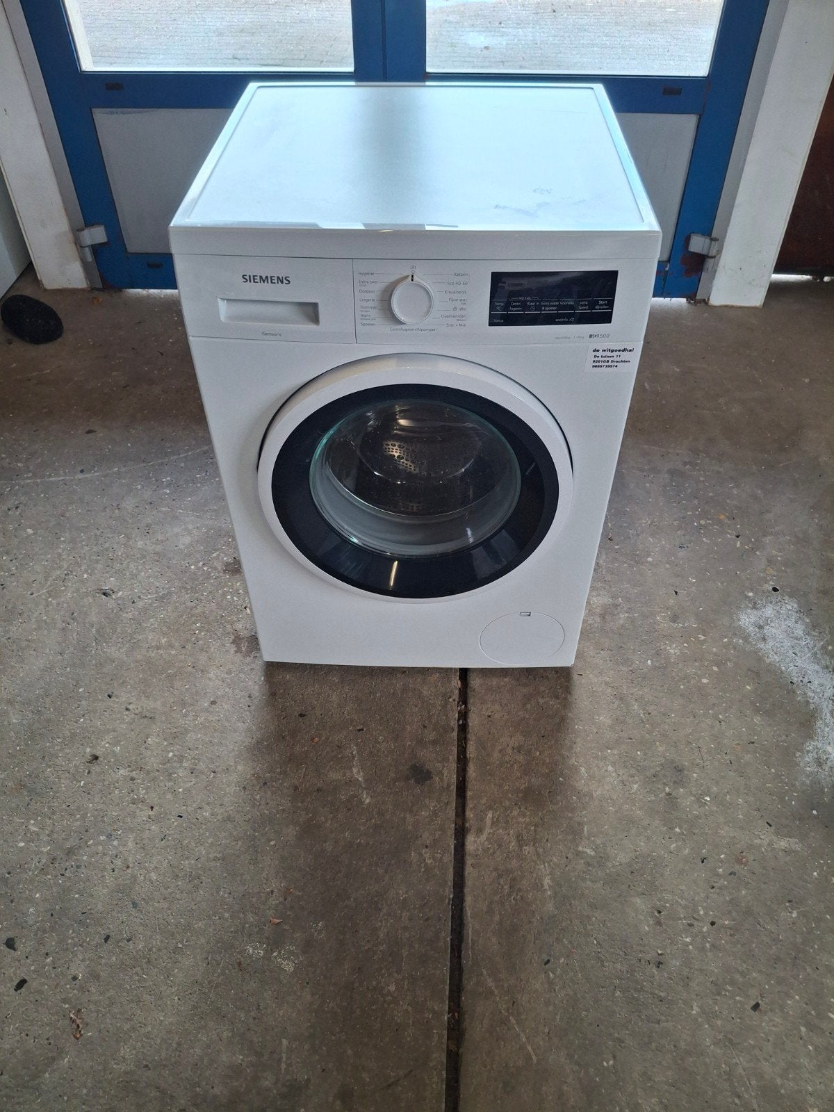 Siemens iSensoric Wasmachine zo goed als nieuw, Ophalen of Verzenden, Voorlader, Kort programma, Info@siemens-home.com