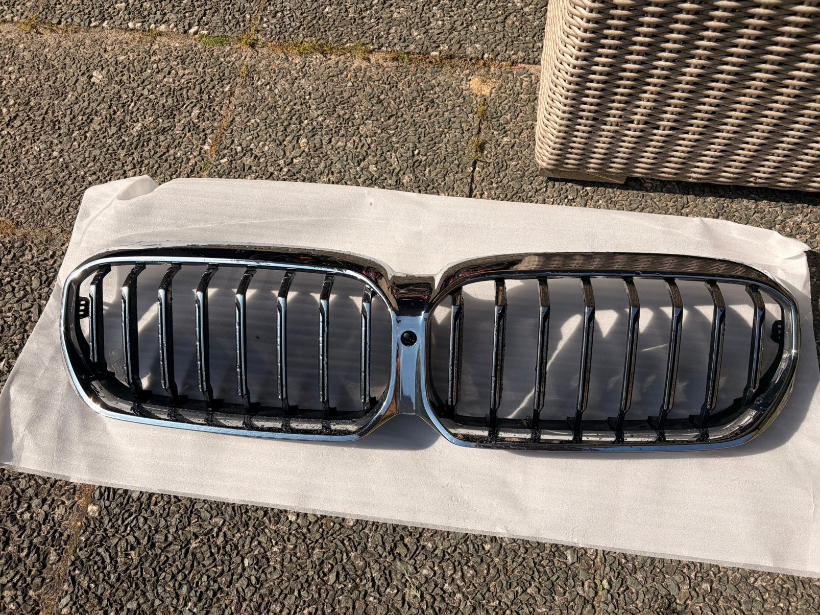 Bmw g30 g31 LCI chrom grill originel zgan, Ophalen of Verzenden, BMW, Bumper