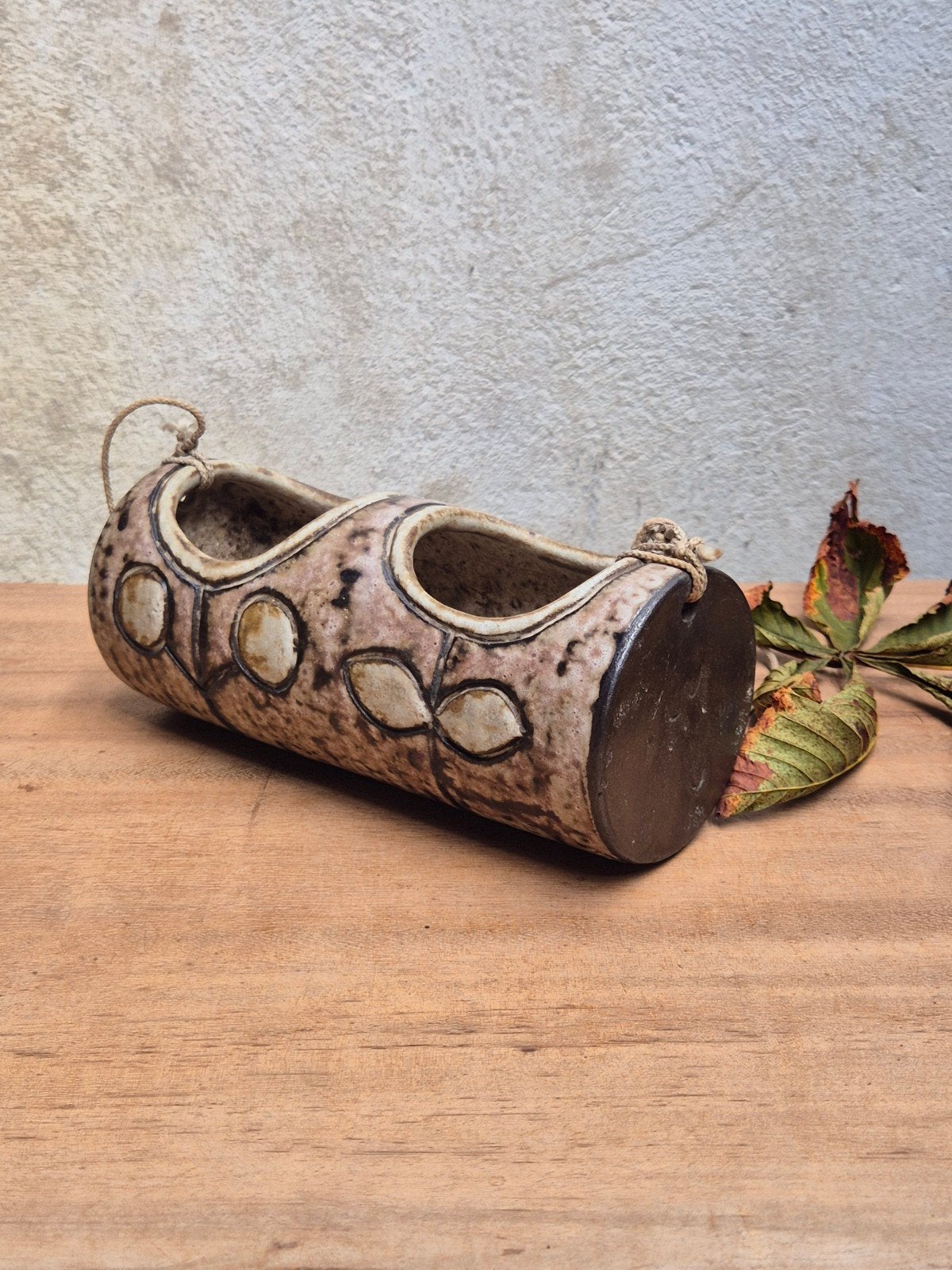 Vintage Hannie Mein Hangende Plantenpot – Studiokeramiek, Antiek en Kunst, Ophalen of Verzenden
