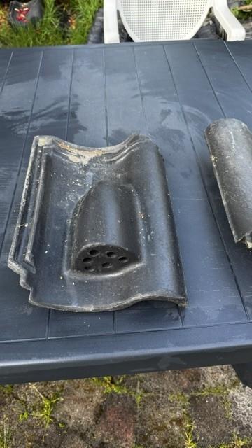 Keramische dakpan ventilatiepan Van Oord Alphen 1967, Ophalen, Overige materialen, Gebruikt, Minder dan 5 m²