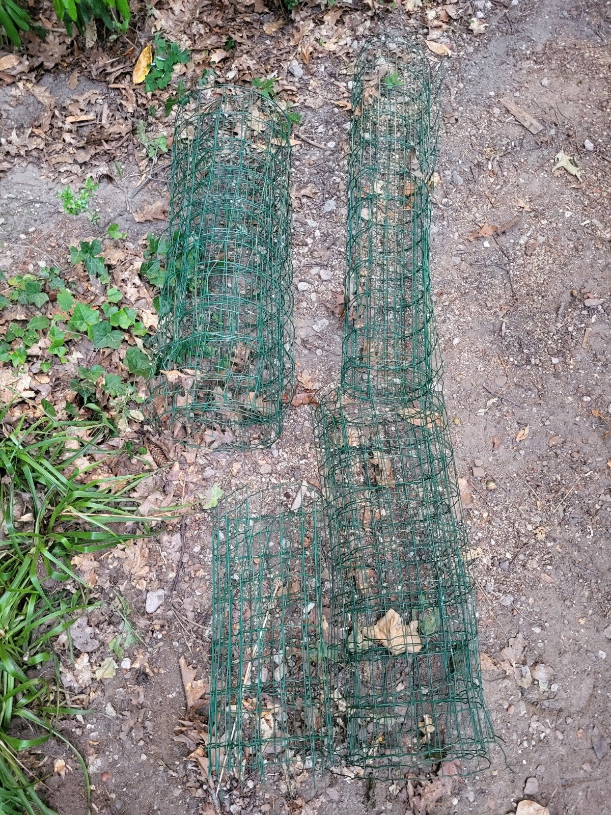 Stukken groen gaas, Ophalen, Gebruikt, Minder dan 10 meter, Gaas