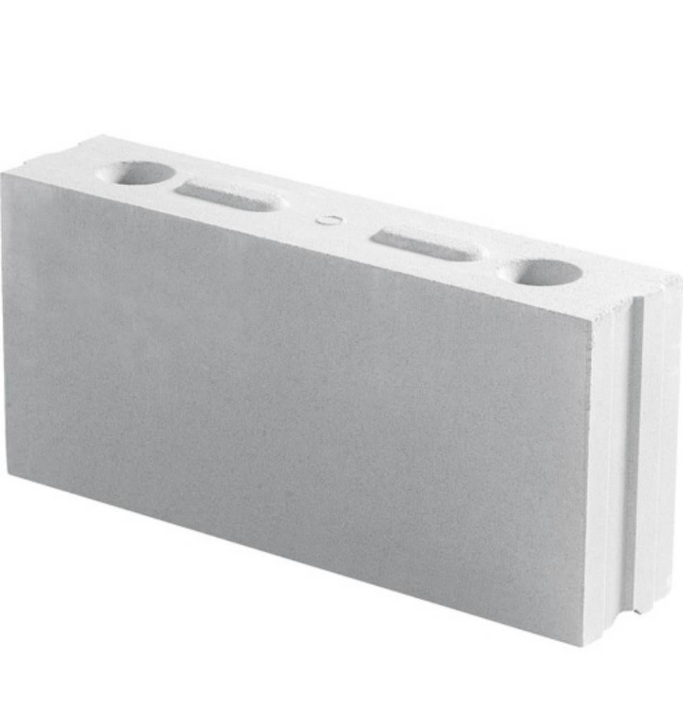 Kalkzandsteen lijmblok L100/198 437x100x198 mm (6 stuks), Ophalen, Nieuw, Kalkzandstenen