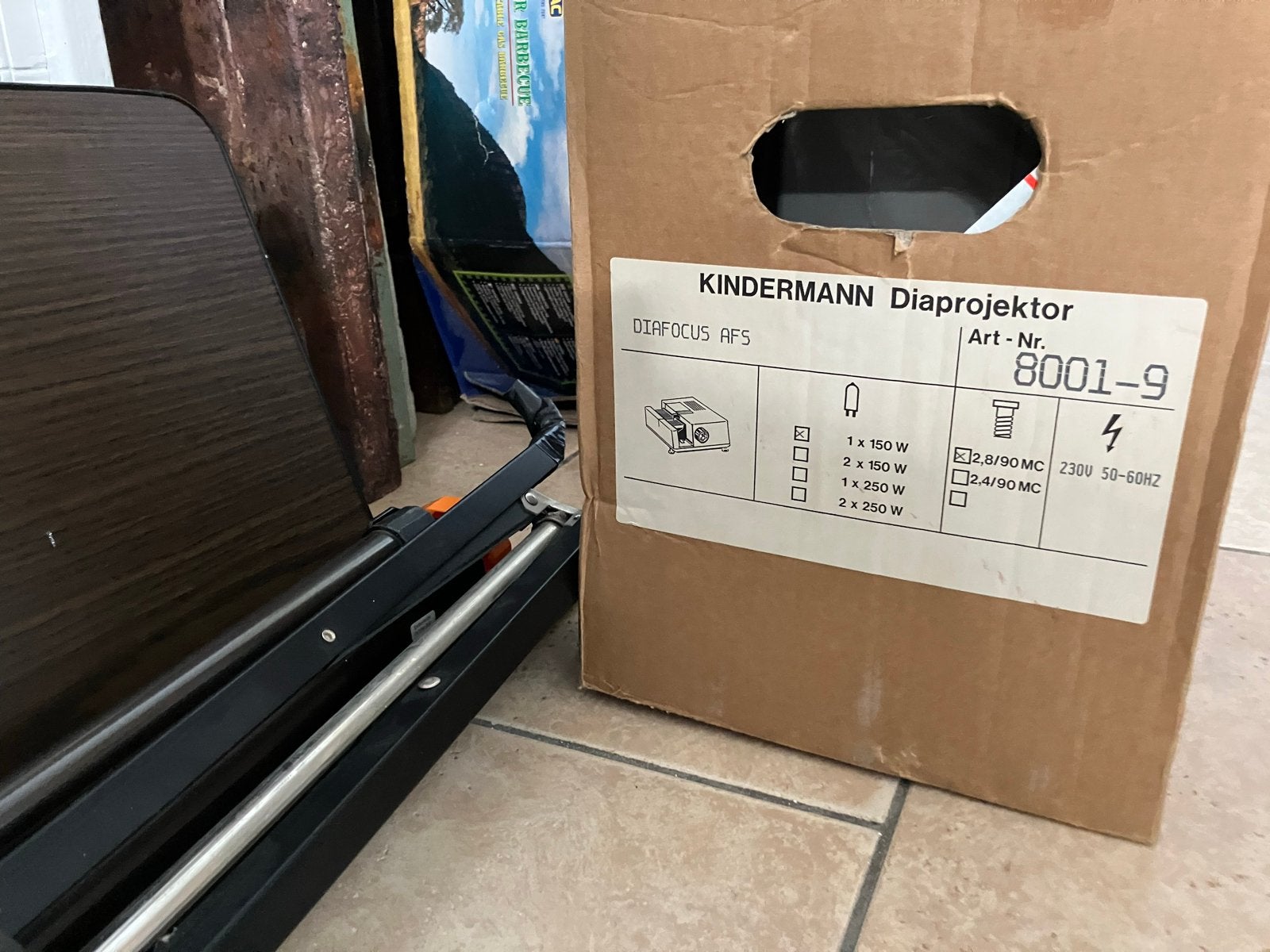 Kindermann Diafocus AFS Diaprojector - in doos, Ophalen, Nieuw