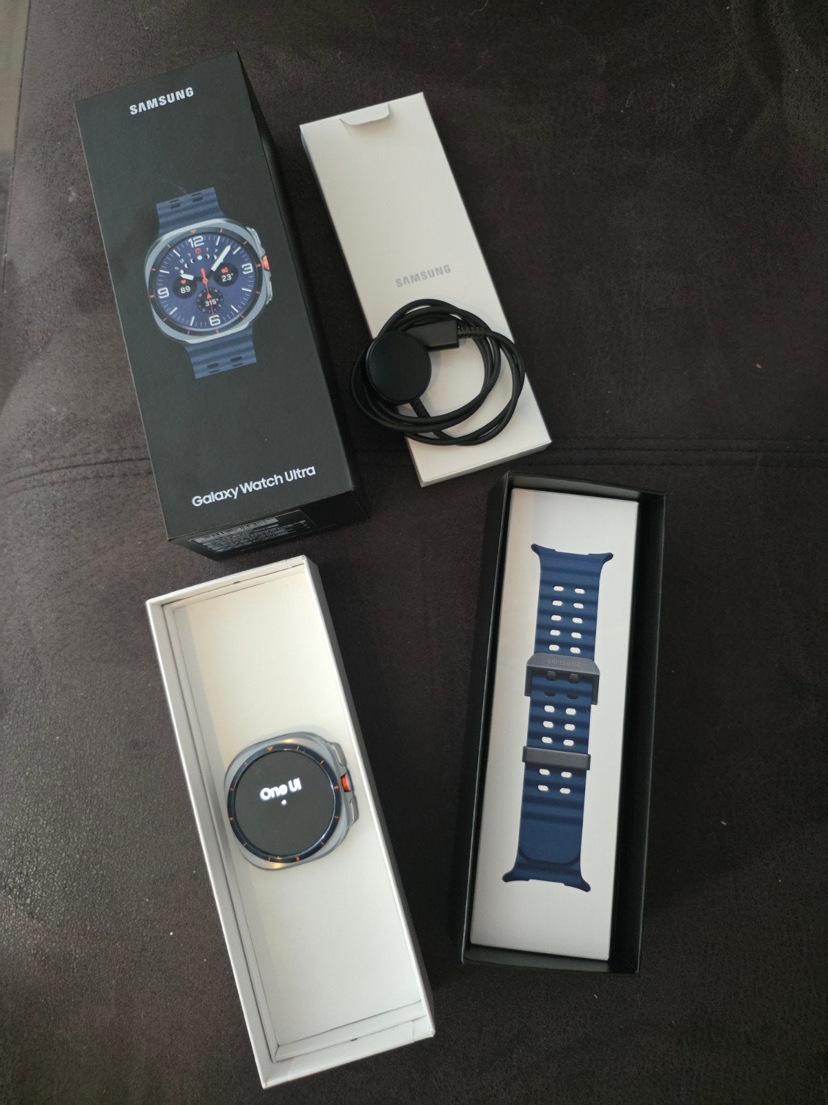 Samsung Galaxy Watch Ultra 2025 Blauw - ZGAN, Sieraden, Tassen en Uiterlijk, Smartwatches, Blauw, Ophalen of Verzenden, Zo goed als nieuw