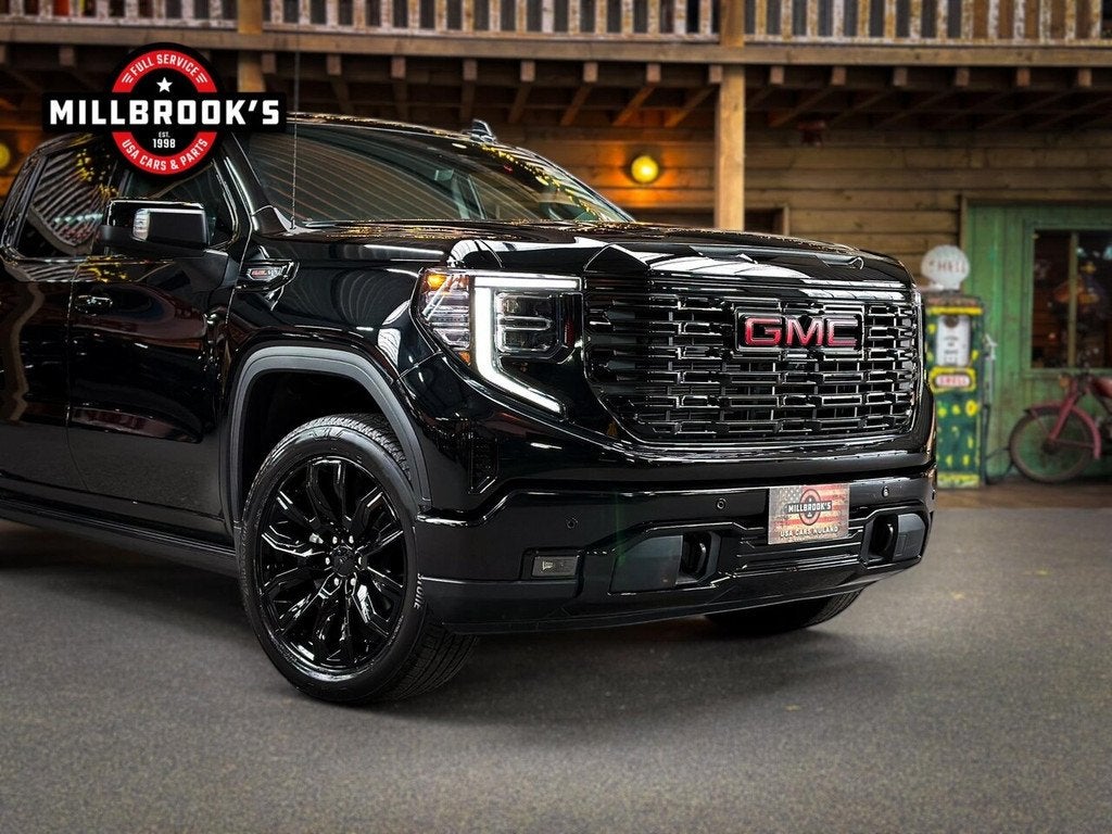 GMC Sierra Denali 6.2L V8 | BTW Auto | Zakelijke Lease | 4x4, Automaat, 4 stoelen, Zwart, Leder