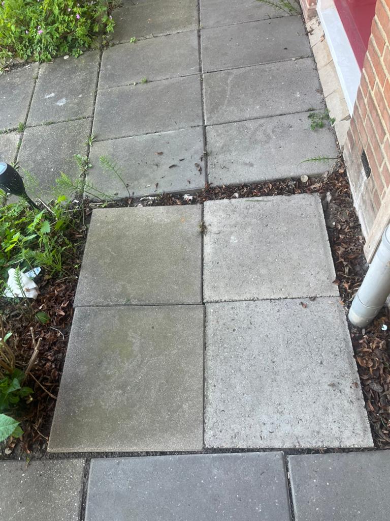 Botonnen tegels 50 bij 50 cm, Ophalen, Gebruikt, Beton, Terrastegels