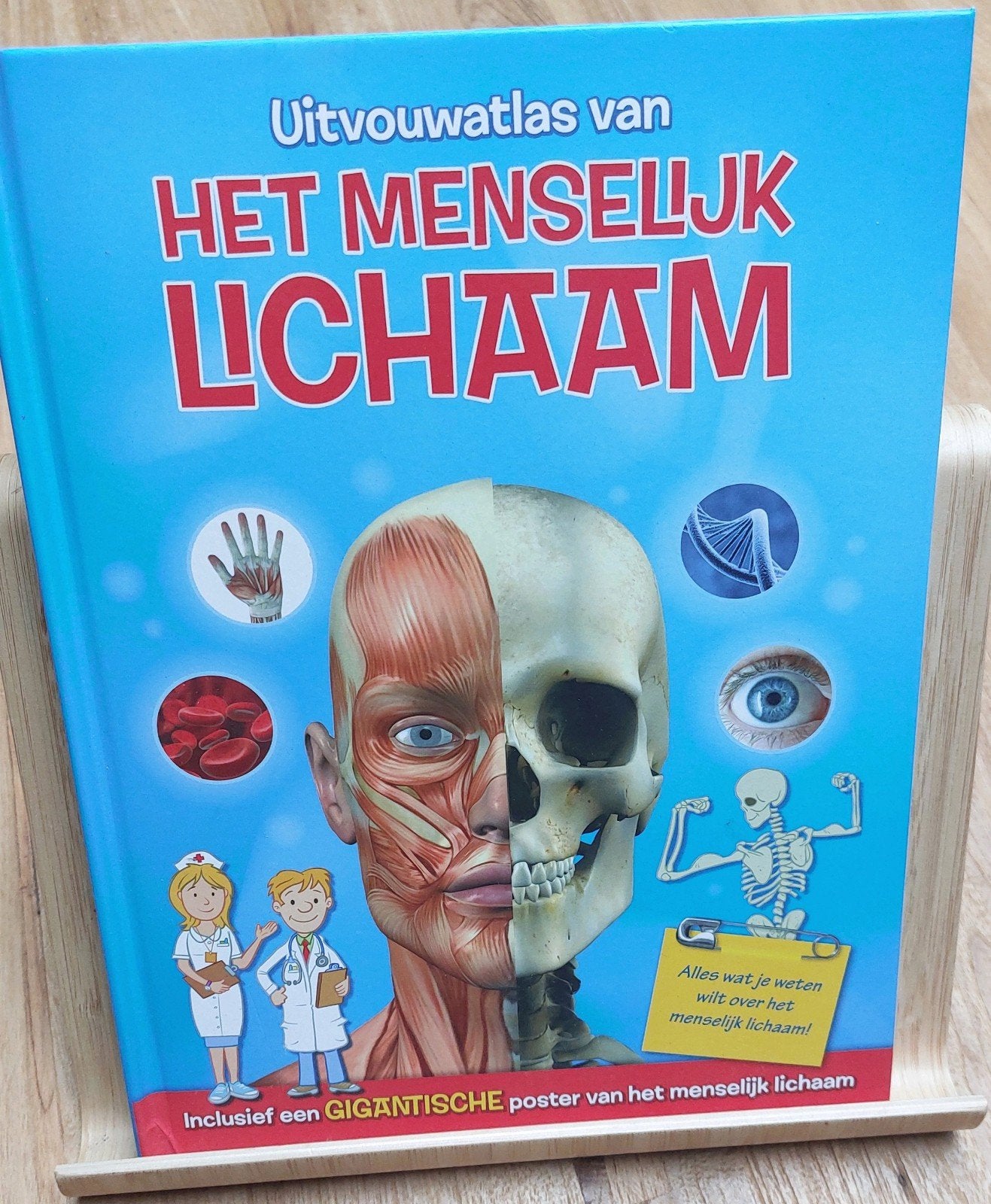 Mijn uitvouwatlas van het menselijk lichaam, Onbekend, Non-fictie, Ophalen of Verzenden, Zo goed als nieuw