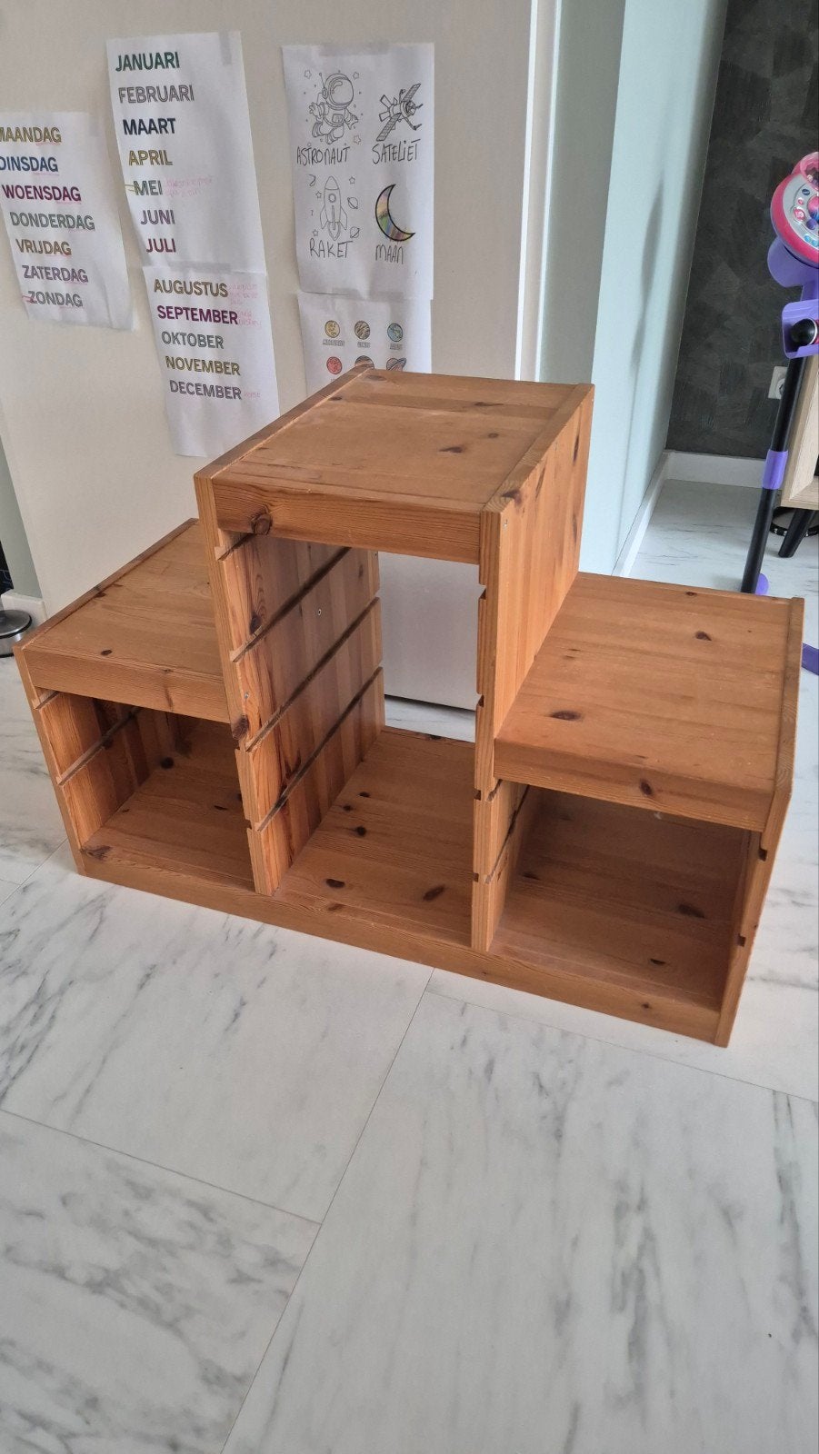 IKEA Trofast piramide opbergmeubel gebeitst grenen, Ophalen of Verzenden