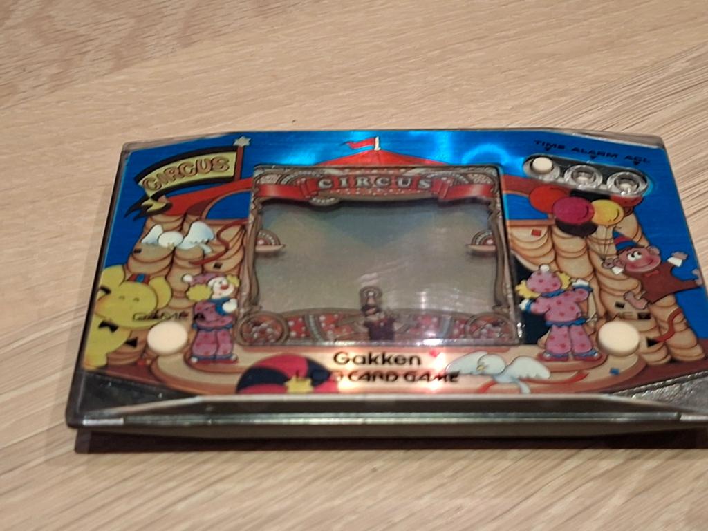 Vintage Gakken Circus LCD Card Game - Retro Handheld, Spelcomputers en Games, Games | Overige, Gebruikt, Overige genres, 1 speler