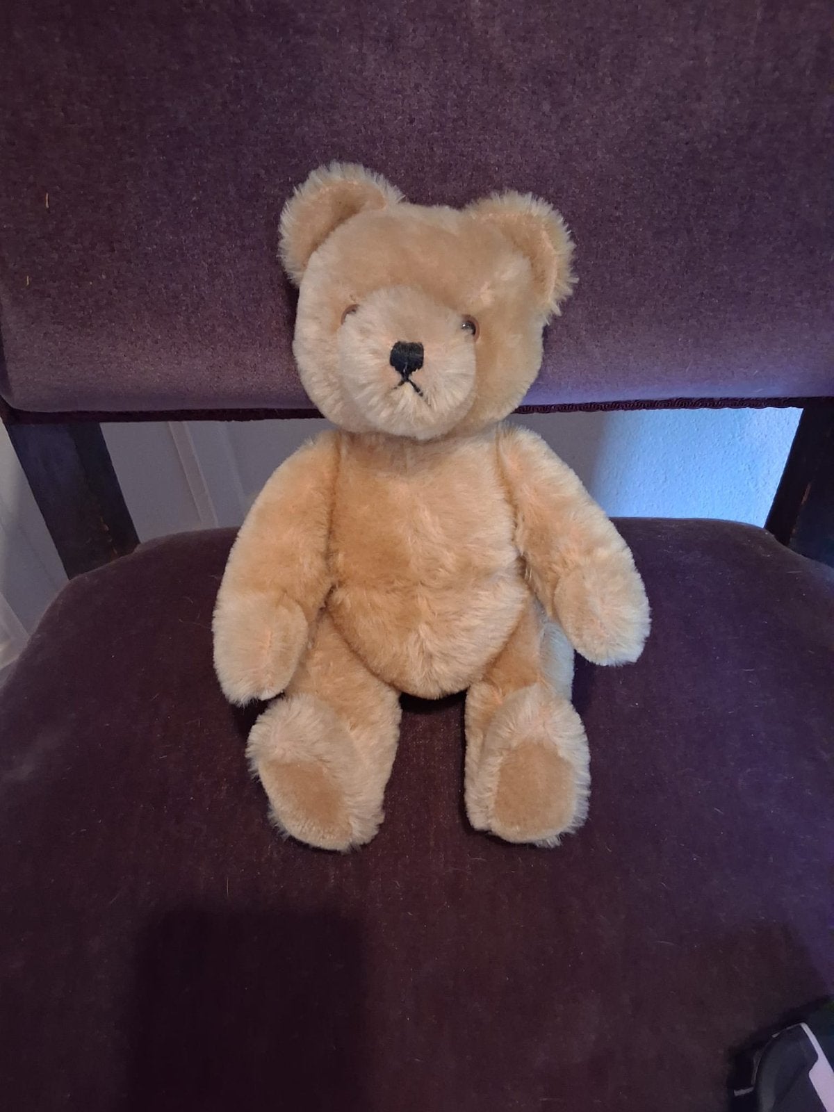 Herman teddybear, Verzamelen, Beren en Cherished Teddies, Ophalen, Zo goed als nieuw, Stoffen beer, Overige merken