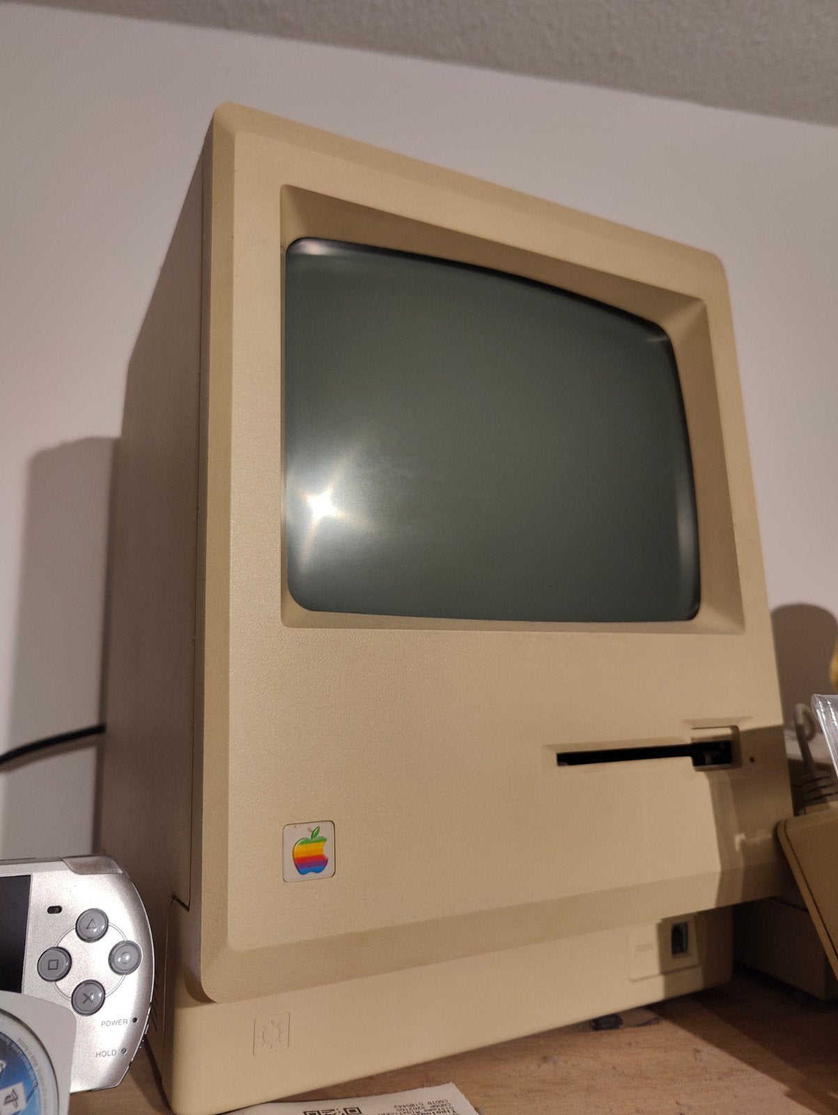 Vintage Apple Macintosh Plus met toetsenbord en muis, Computers en Software, Ophalen, Apple